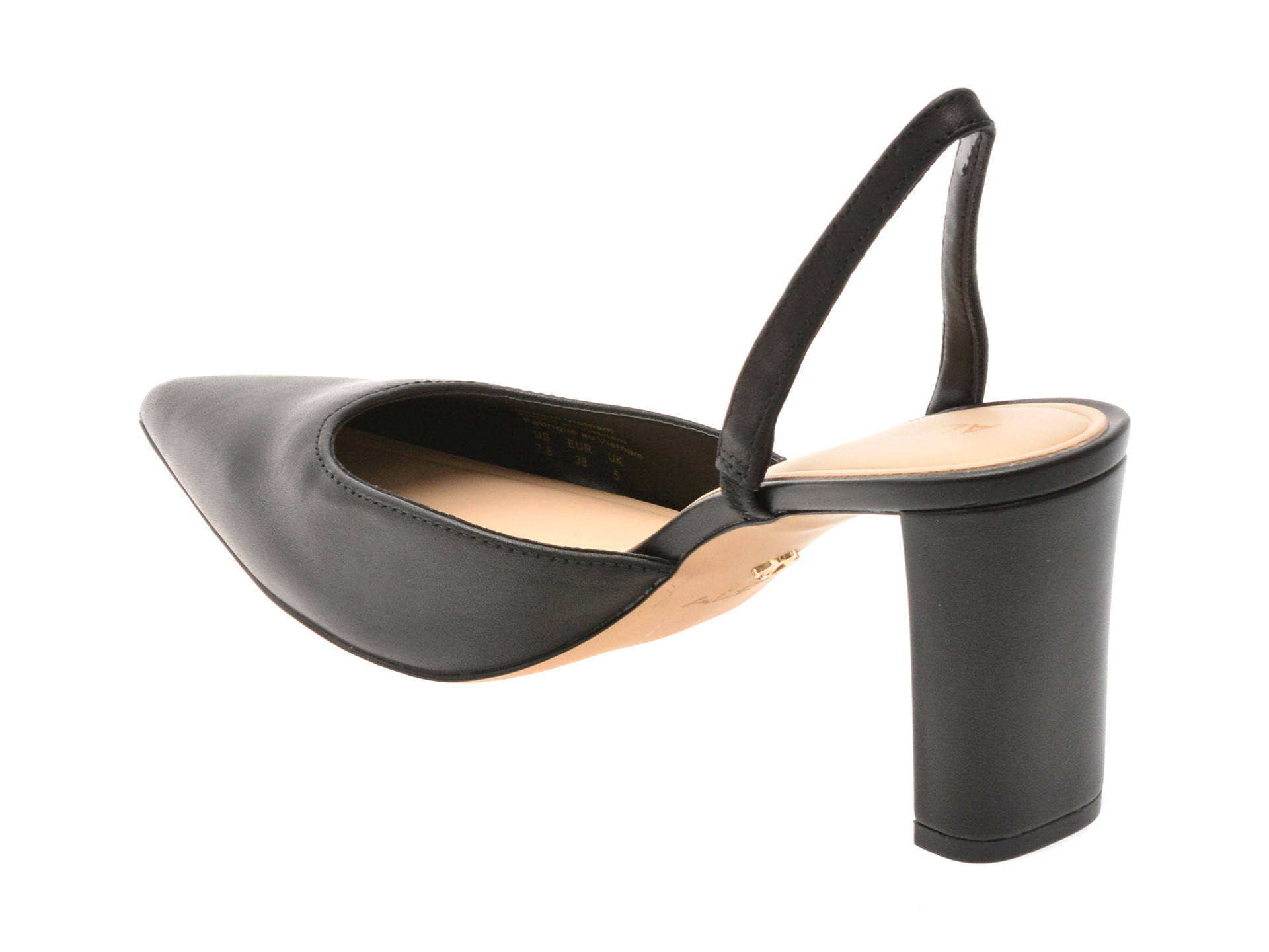 Pantofi eleganti ALDO negri, OLAELDAN 001, din piele naturala