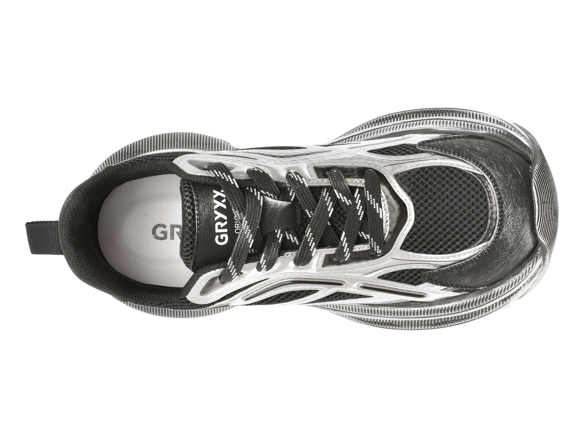 Pantofi sport GRYXX negri, 2082, din material textil