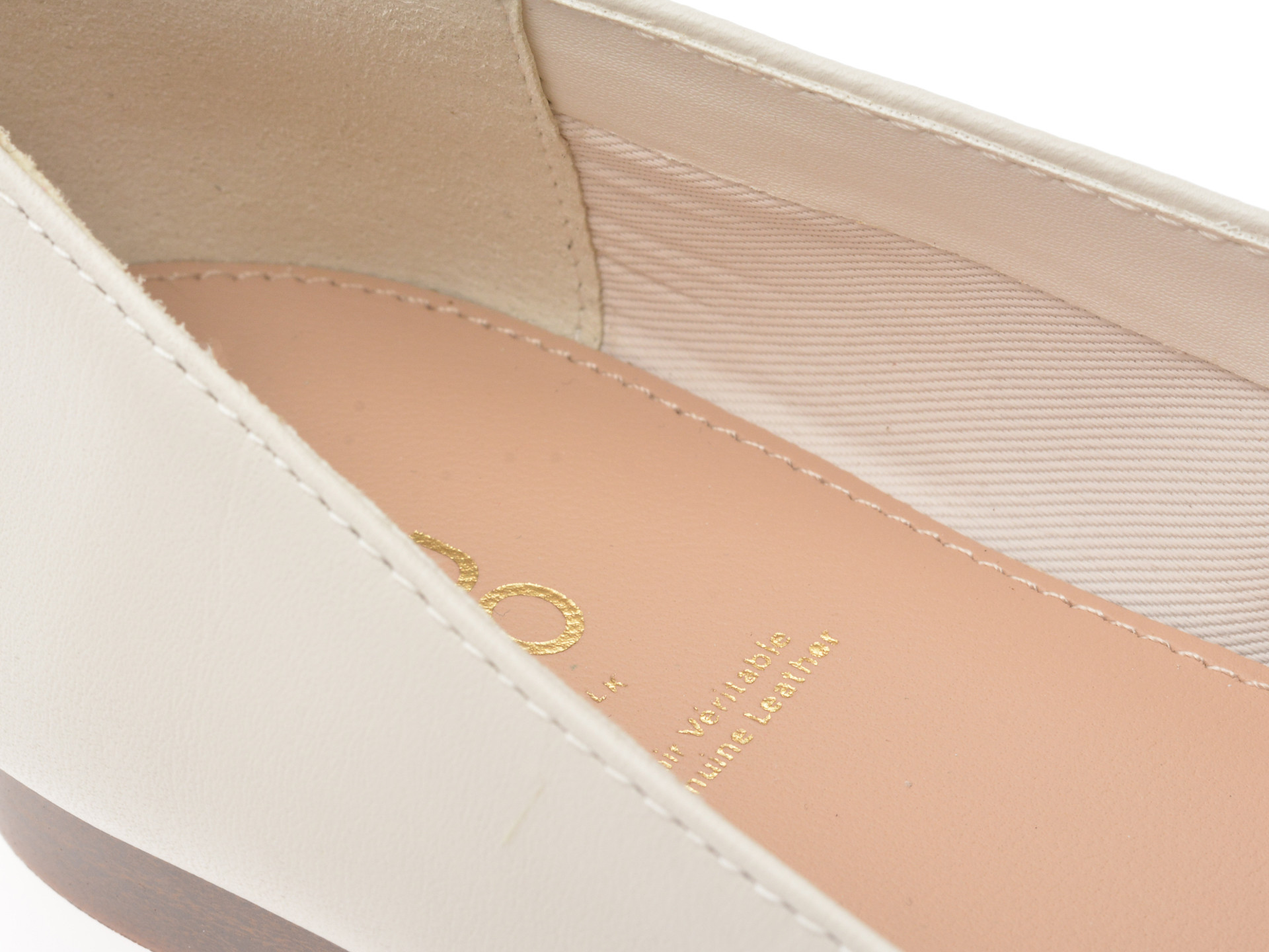 Mocasini ALDO albi, HARRIOT 115, din piele naturala