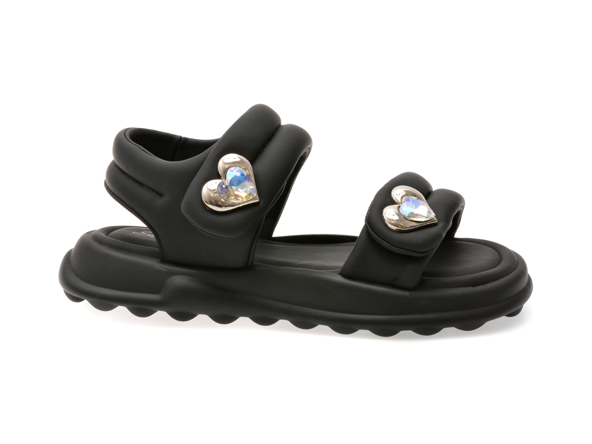 Sandale SELECTION KIDS negre, 6015, din piele ecologica