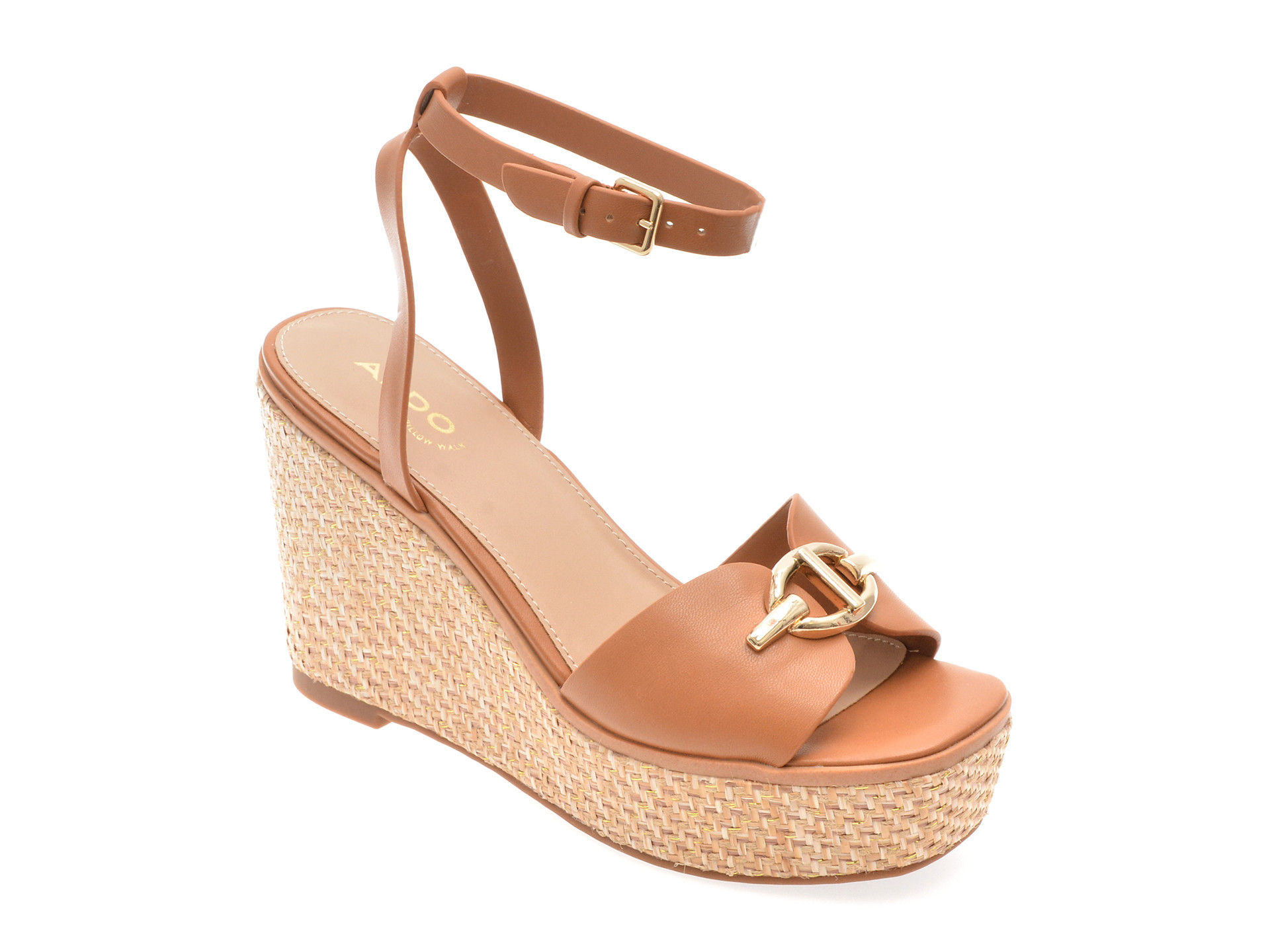 Sandale ALDO maro, YBYLIN 210, din piele ecologica