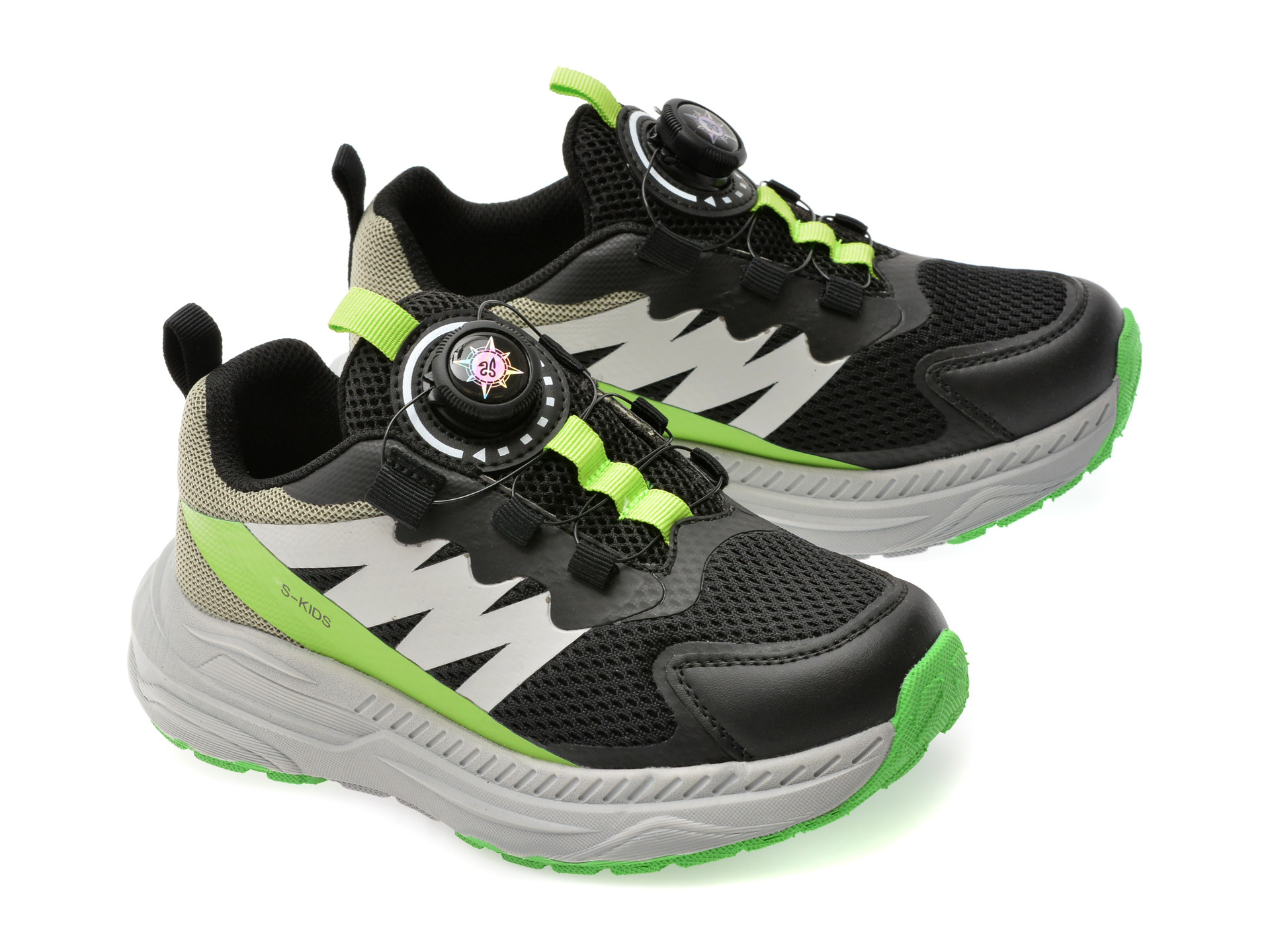 Pantofi sport SELECTION KIDS negri, 2519, din material textil