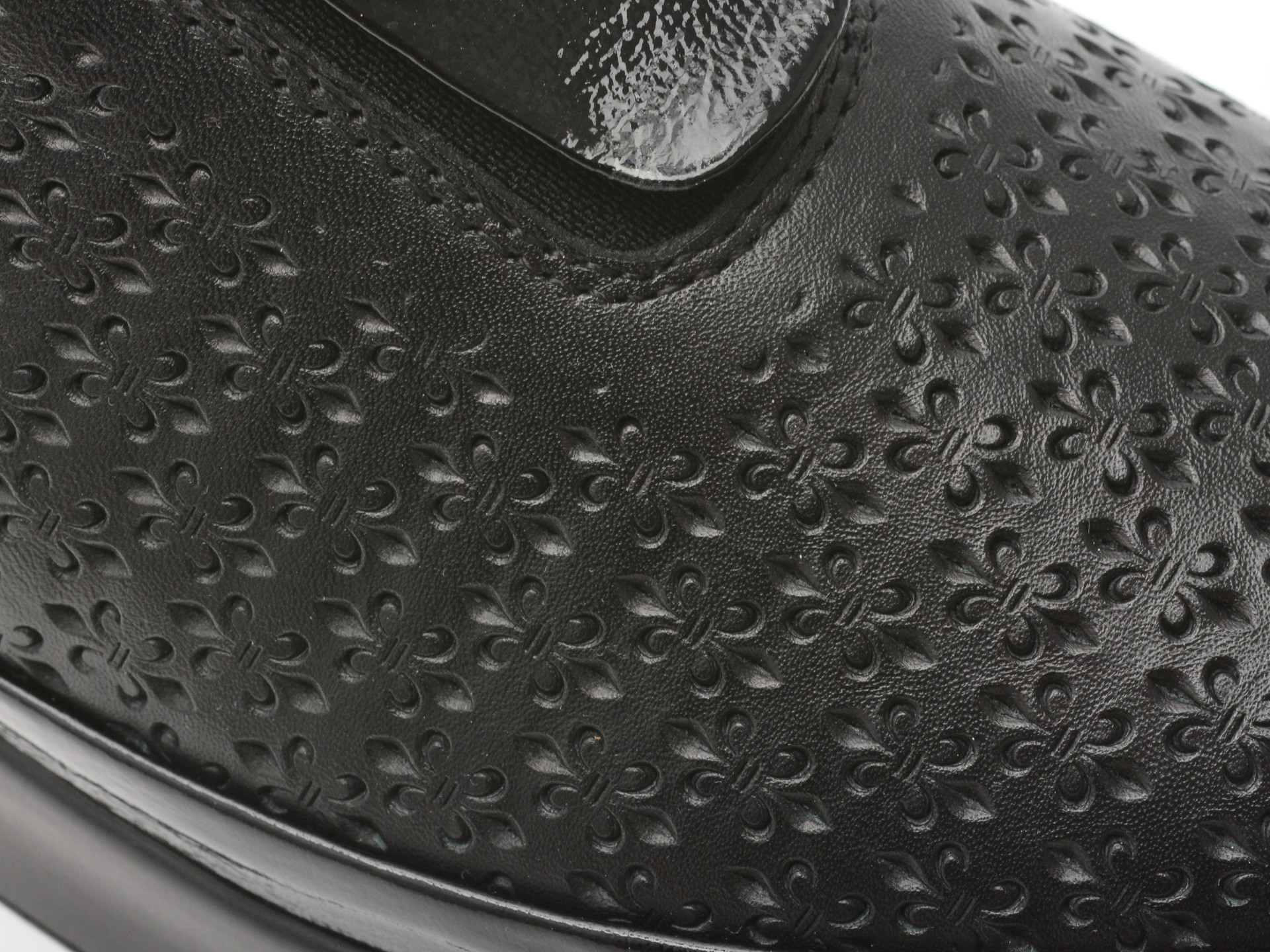 Pantofi IMAGE negri, 10619Z7, din piele naturala