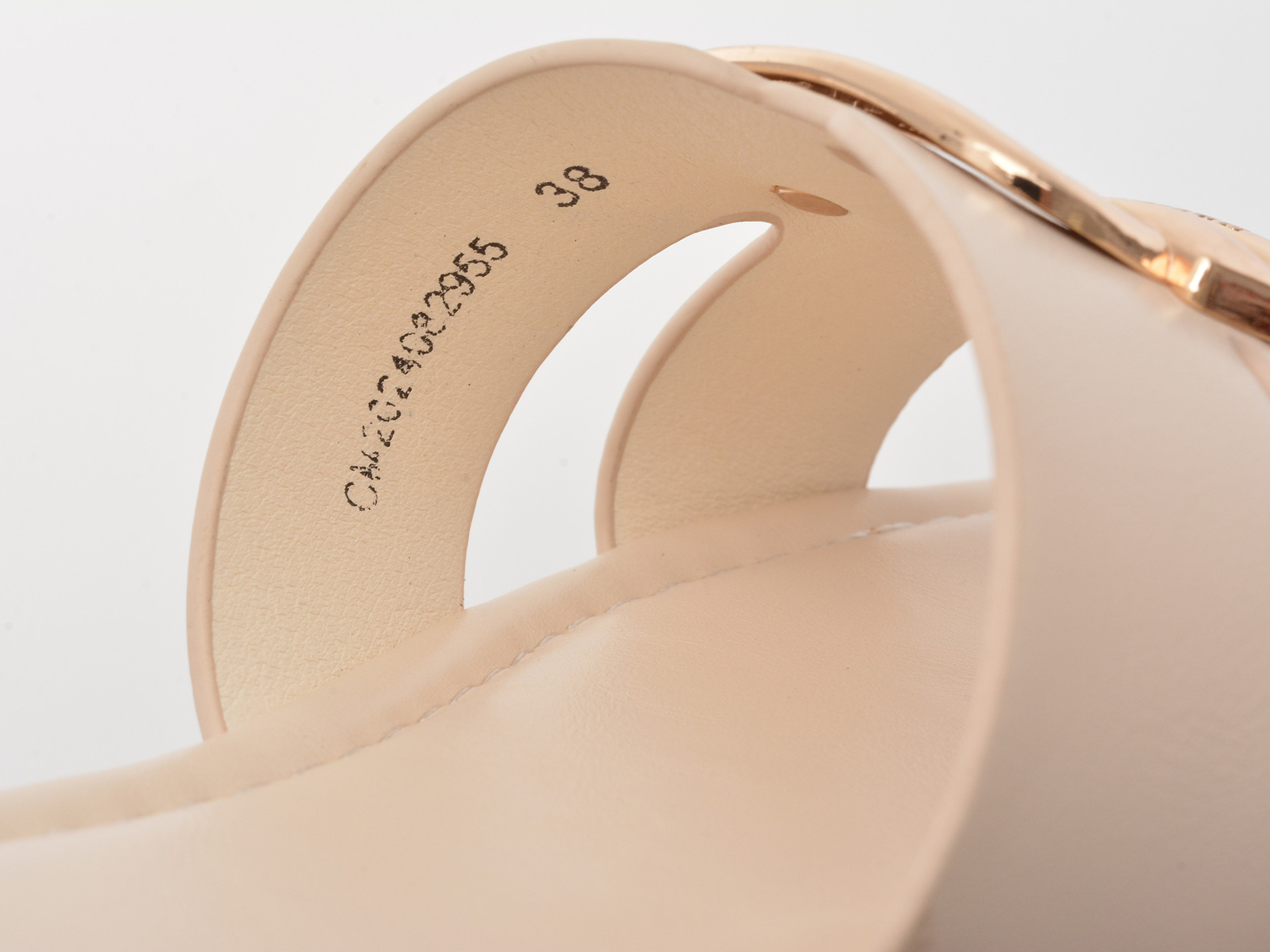 Papuci EPICA bej, 82955, din piele ecologica