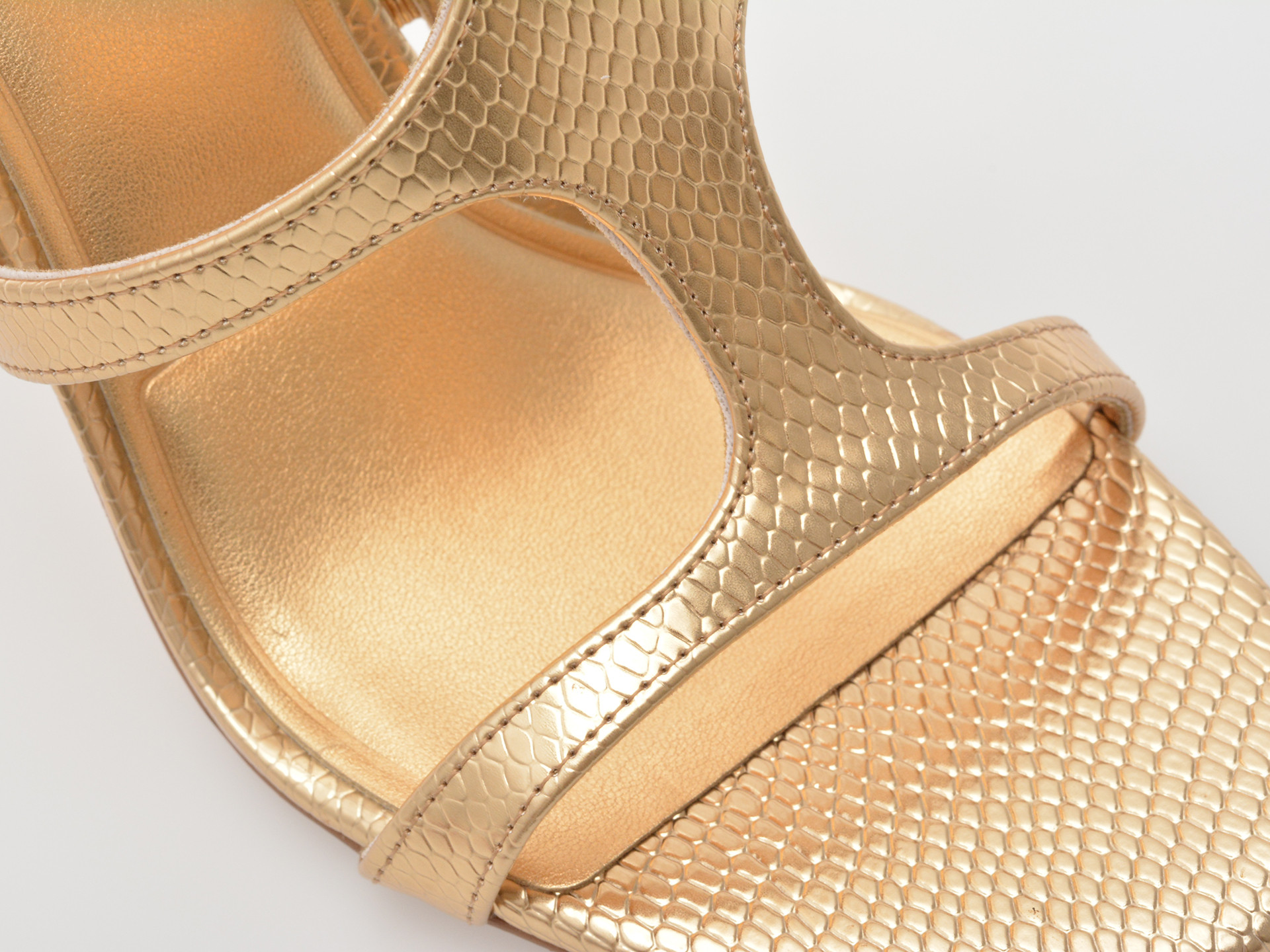 Sandale elegante ALDO aurii, QUINTINA 711, din piele ecologica