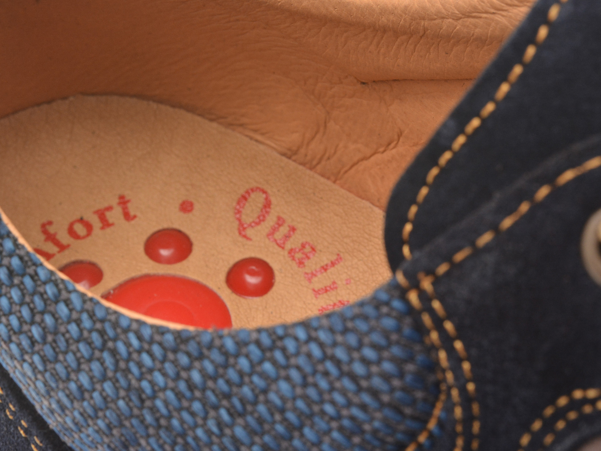 Pantofi OTTER bleumarin, 9560, din piele intoarsa