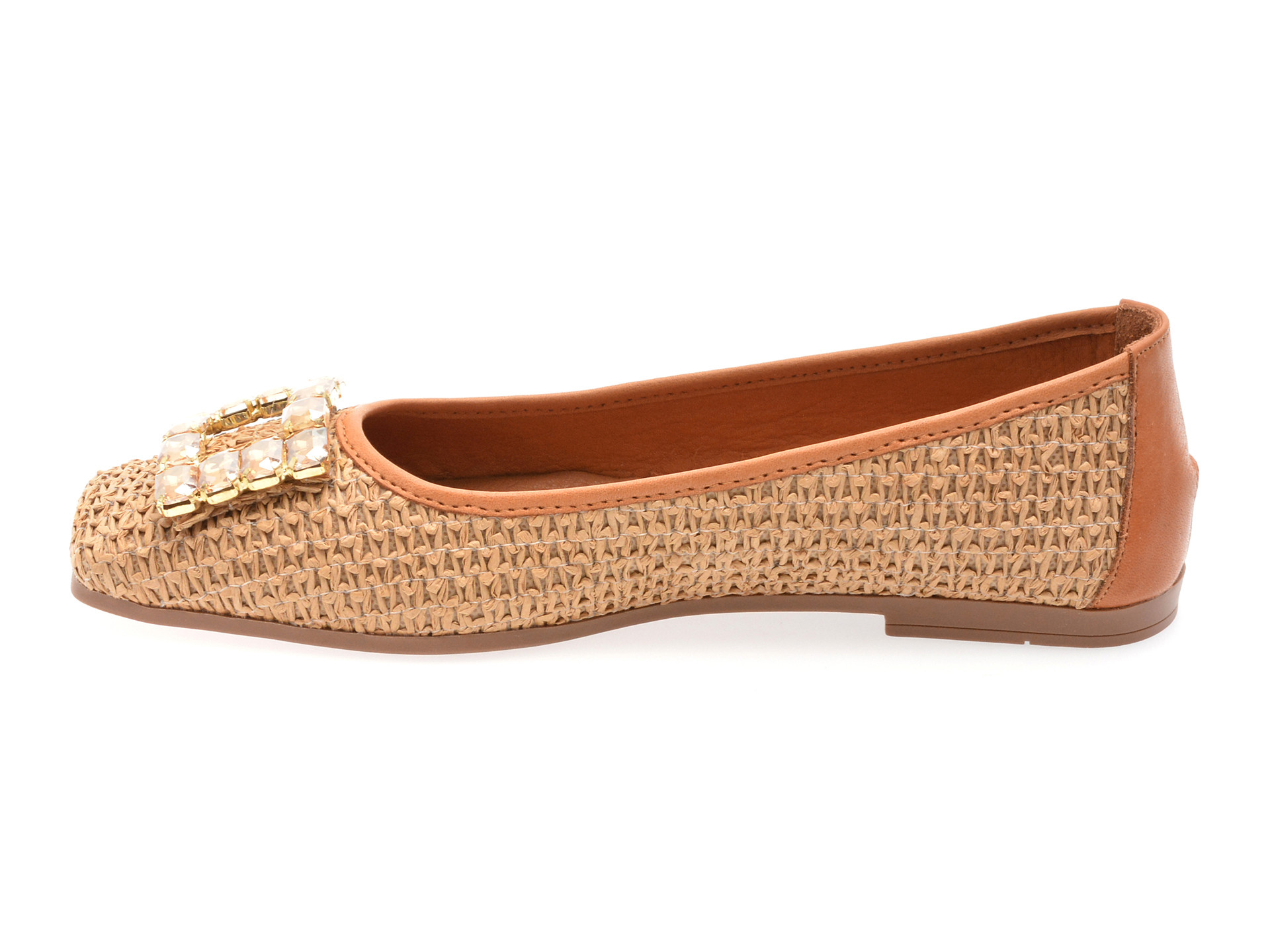 Balerini EPICA maro, 97574, din material textil