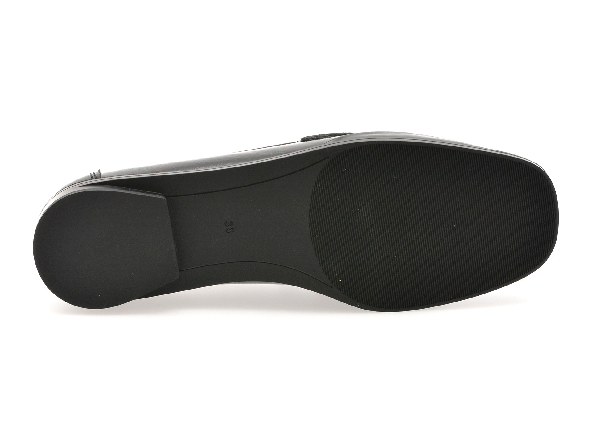 Mocasini EPICA negri, 42480, din piele naturala lacuita