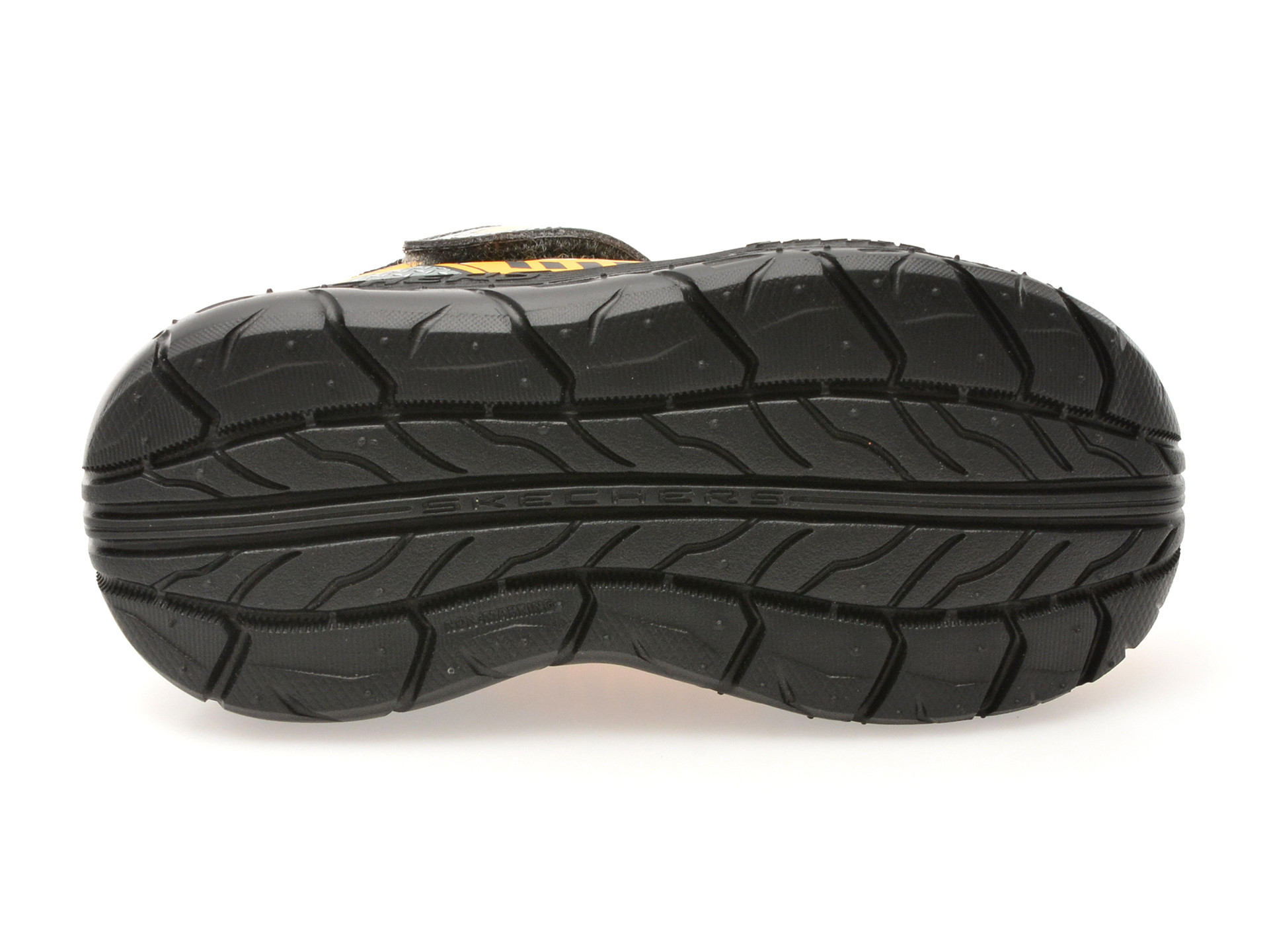 Pantofi sport SKECHERS galbeni, SKECH TRACKS, din material textil