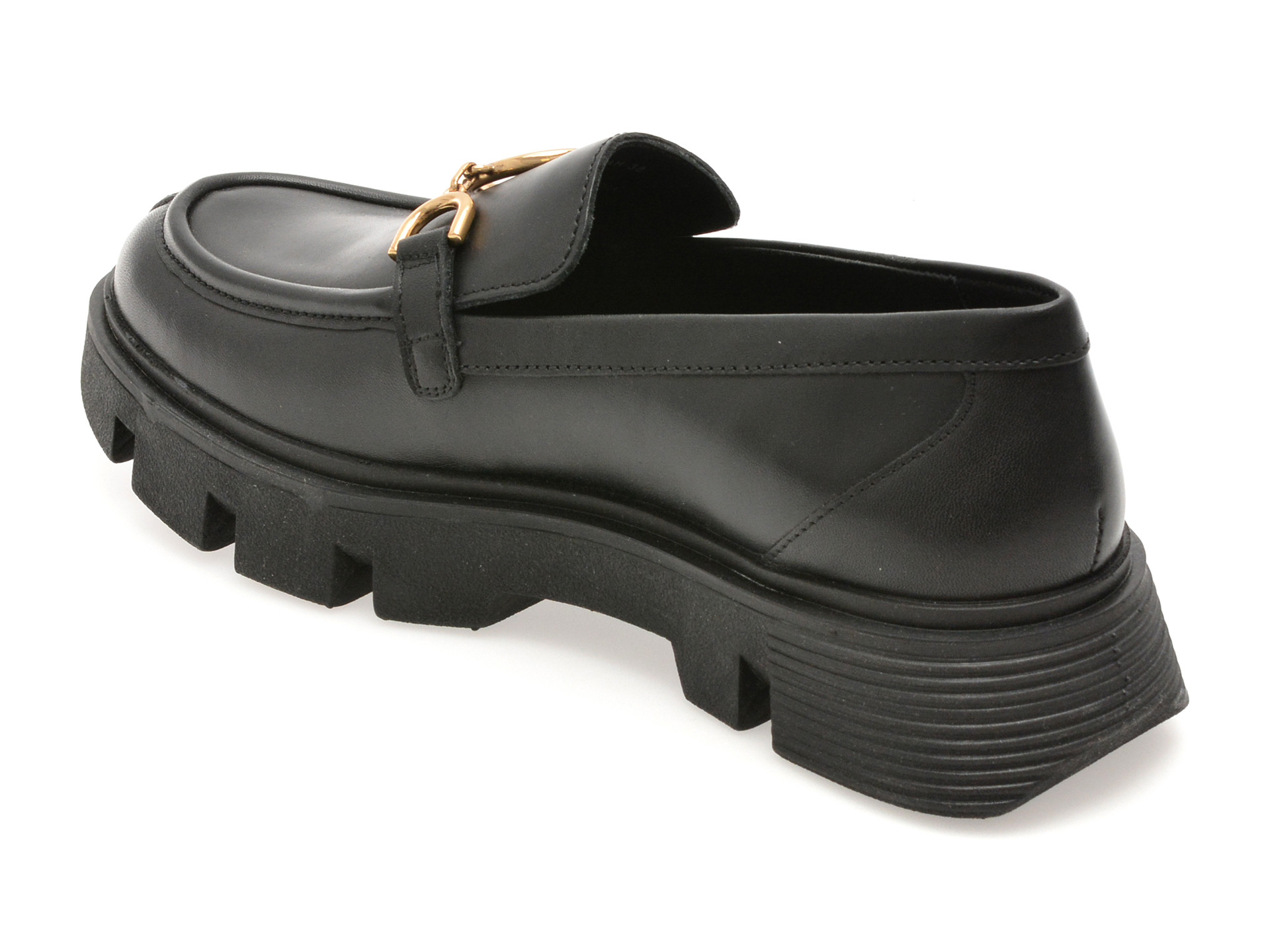 Mocasini GEOX negri, D46UAH, din piele naturala