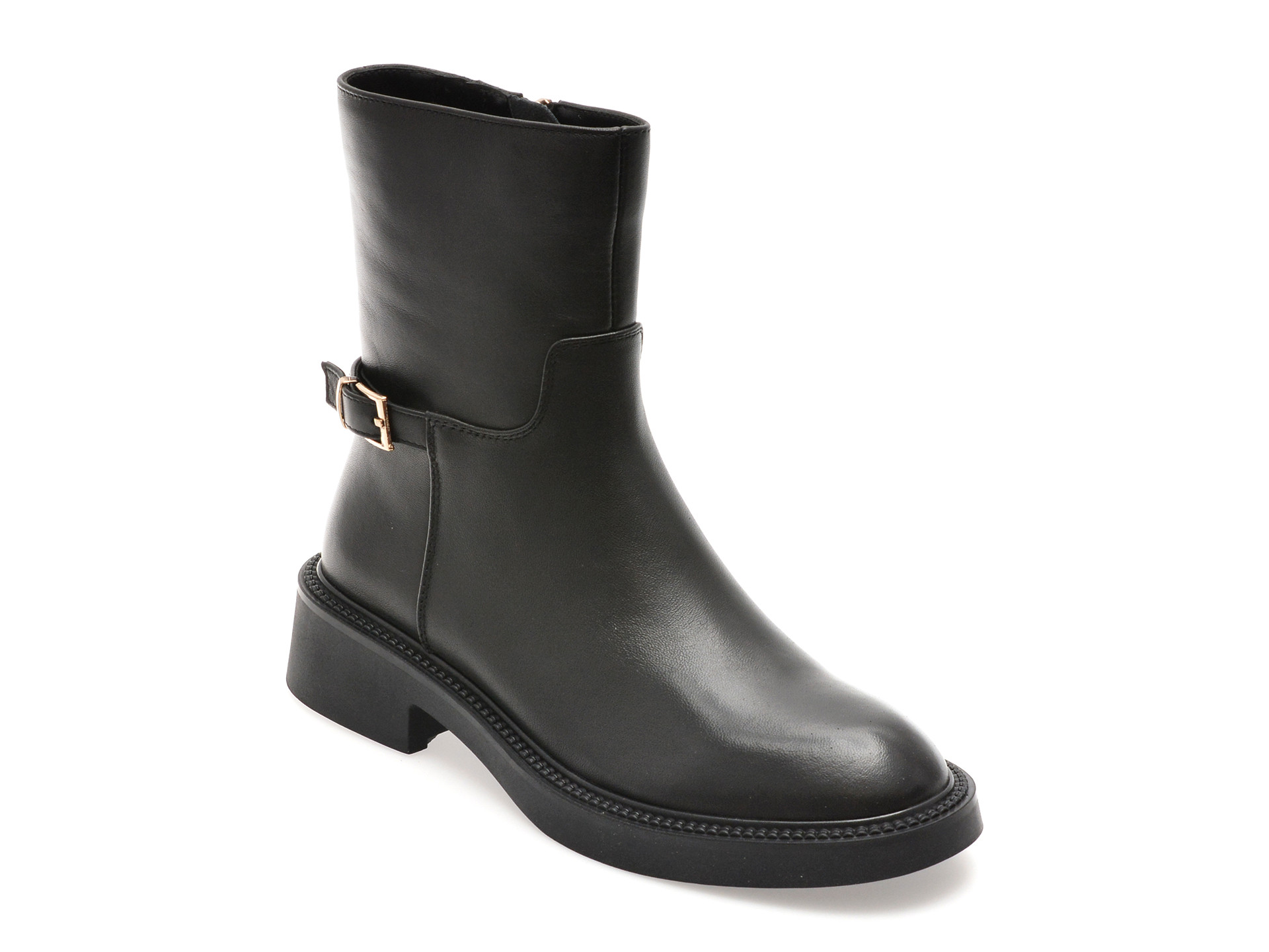 Ghete ALDO negre, B526, din piele naturala