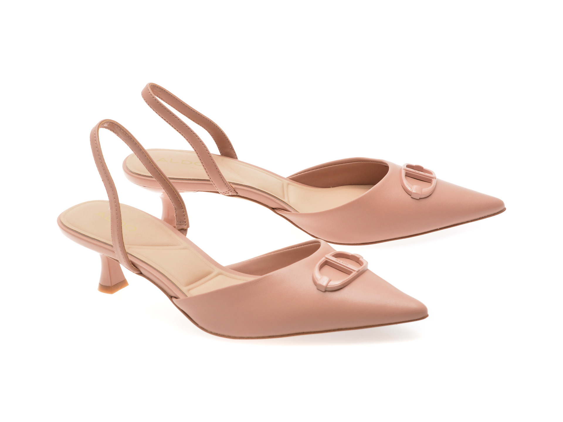 Pantofi eleganti ALDO bej, DELICATE 690, din piele ecologica