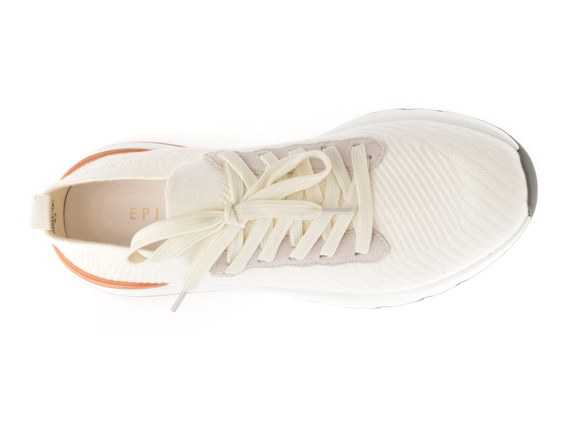 Pantofi sport EPICA albi, 5207, din material textil