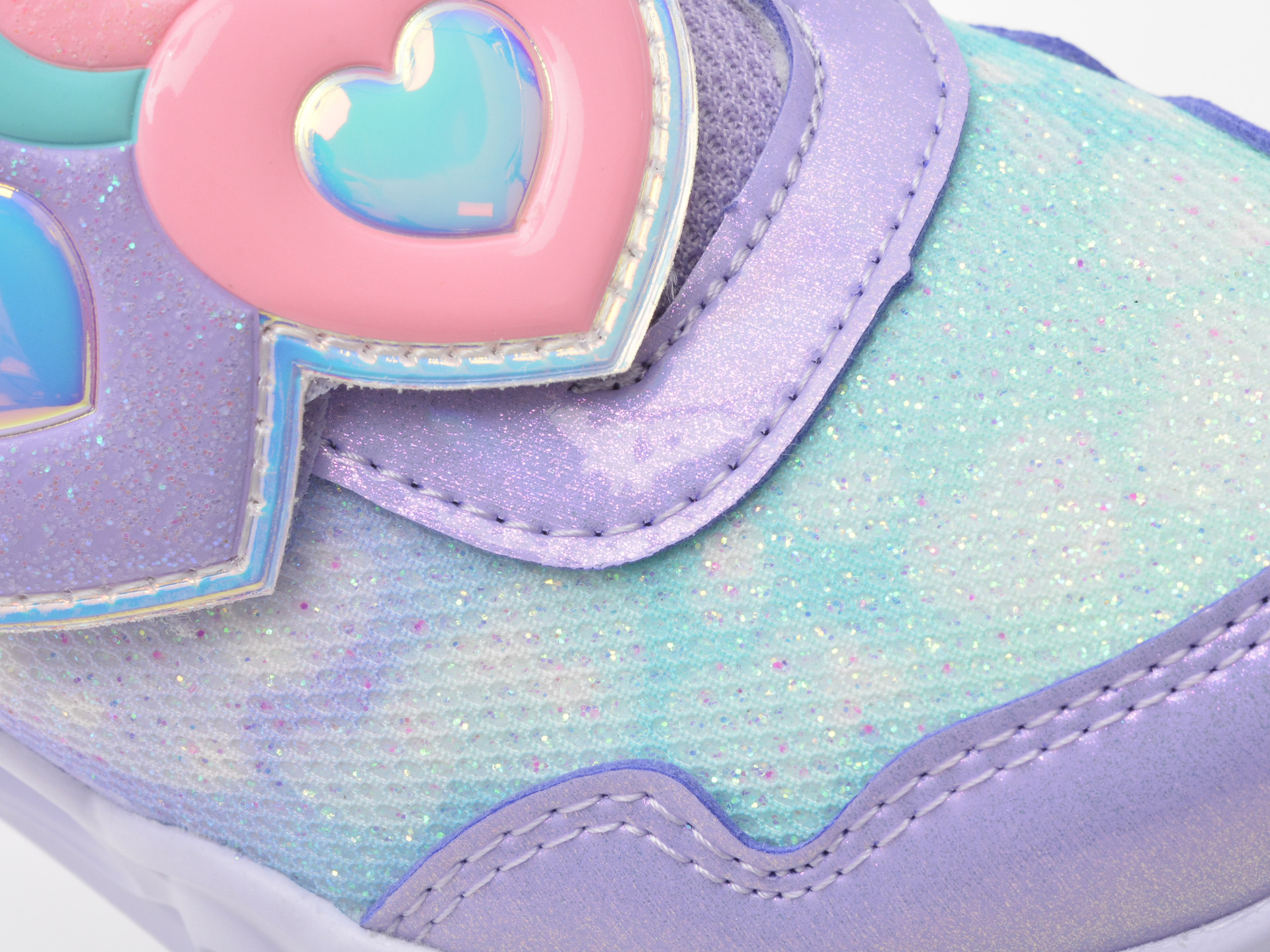 Pantofi sport SKECHERS mov, HEART LIGHTS, din material textil