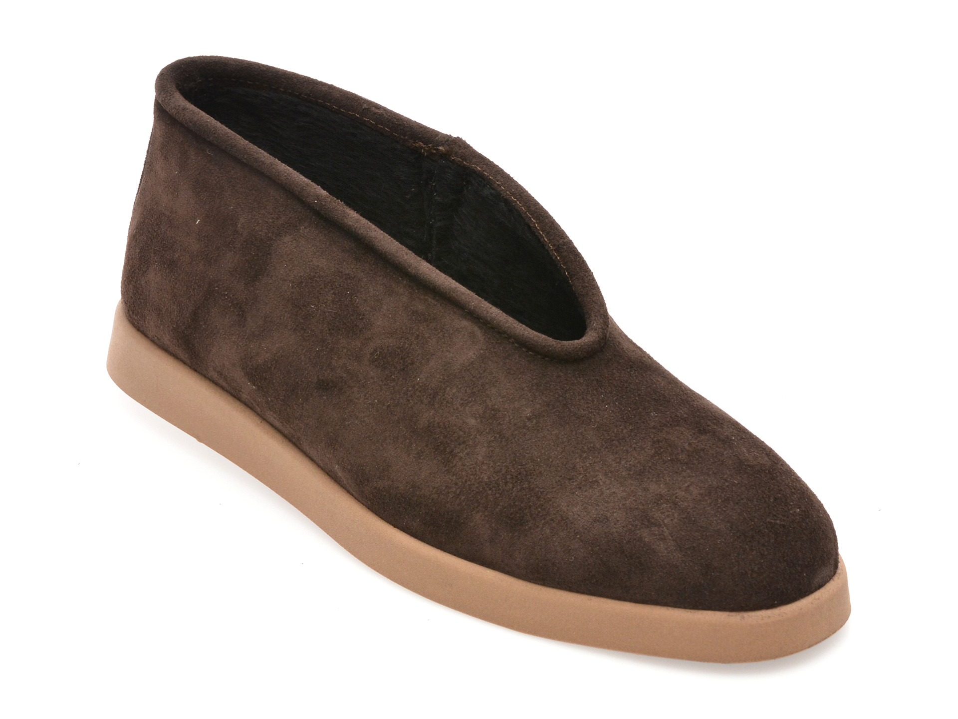 Pantofi EPICA maro, 3642605, din piele intoarsa