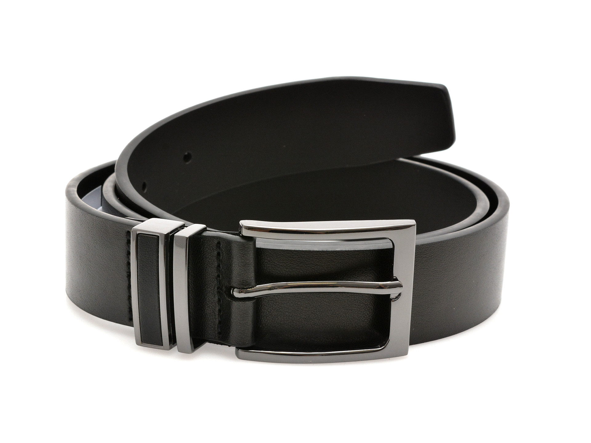 Curea ALDO neagra, BEIDLEMANN 001, din piele ecologica