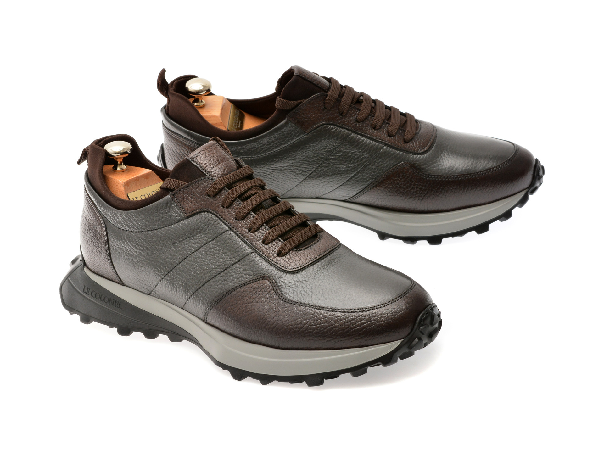 Pantofi sport LE COLONEL gri, 66739, din piele naturala