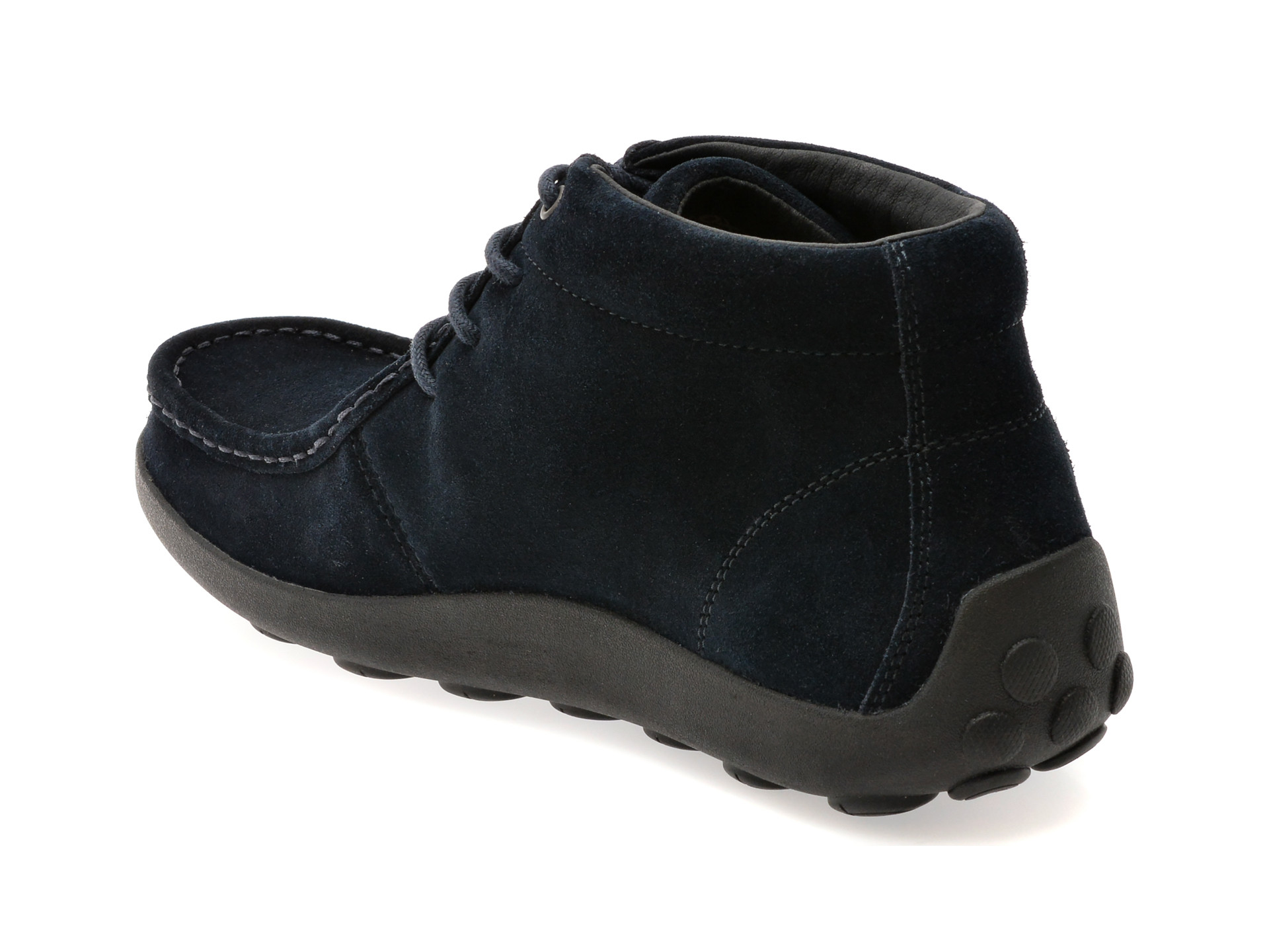 Ghete GEOX bleumarin, U56HLA, din piele intoarsa