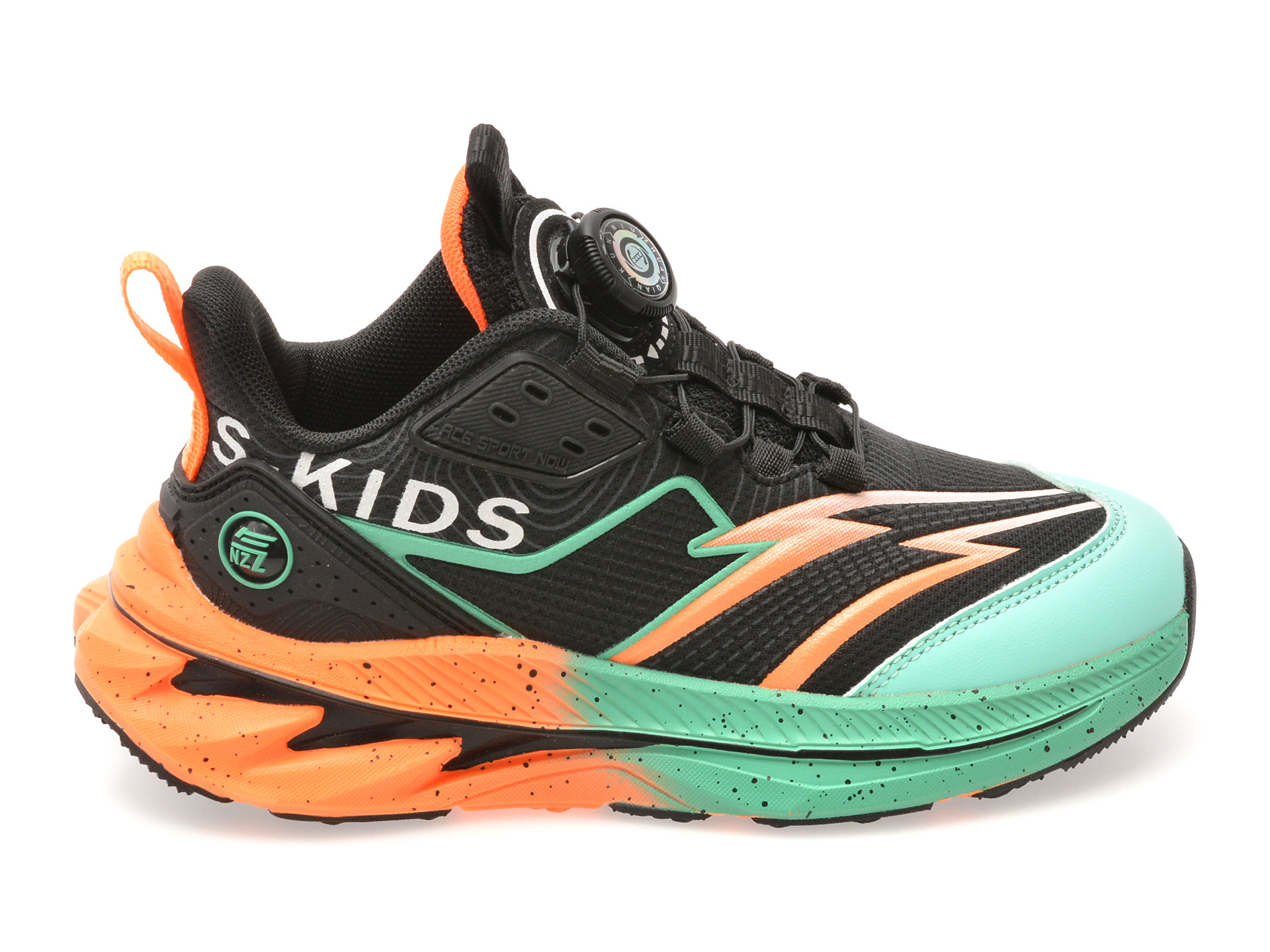 Pantofi sport SELECTION KIDS negri, 1004, din material textil