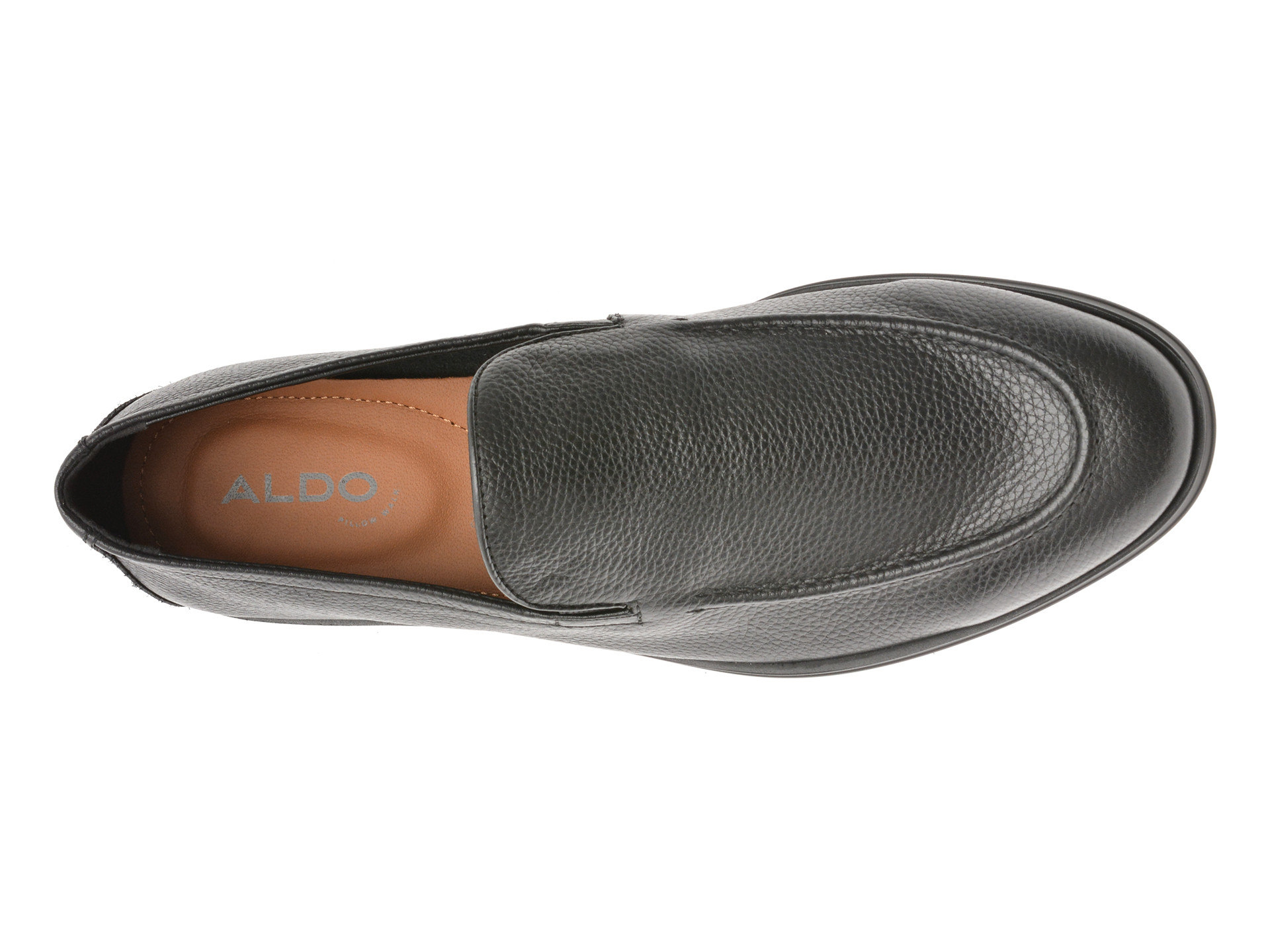 Mocasini ALDO negri, ZACCARY 001, din piele naturala