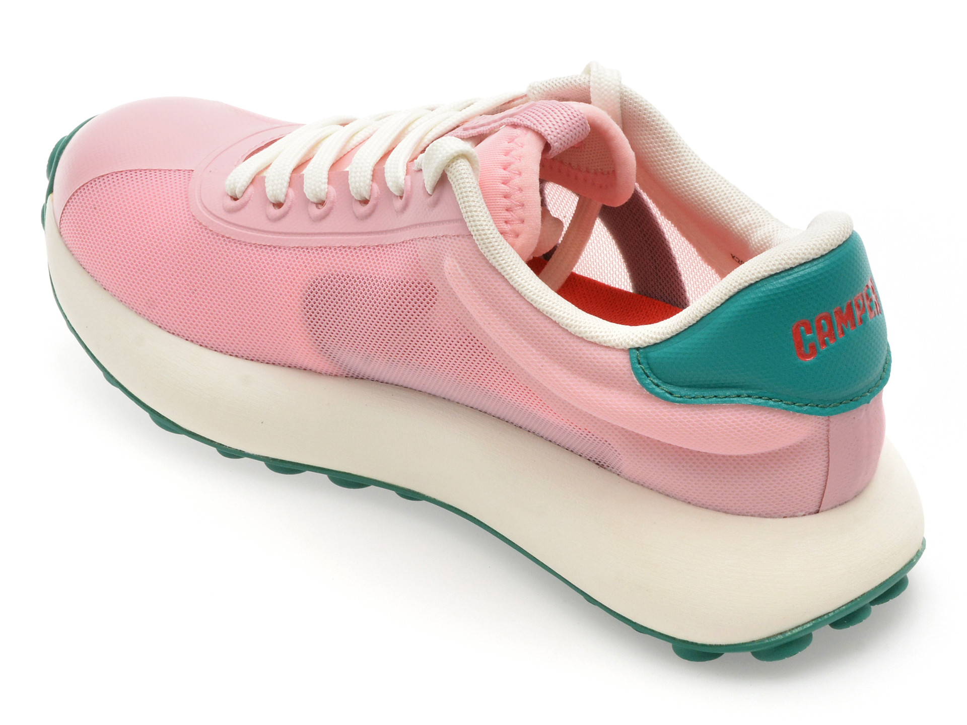 Pantofi sport CAMPER roz, PELOTAS, din material textil