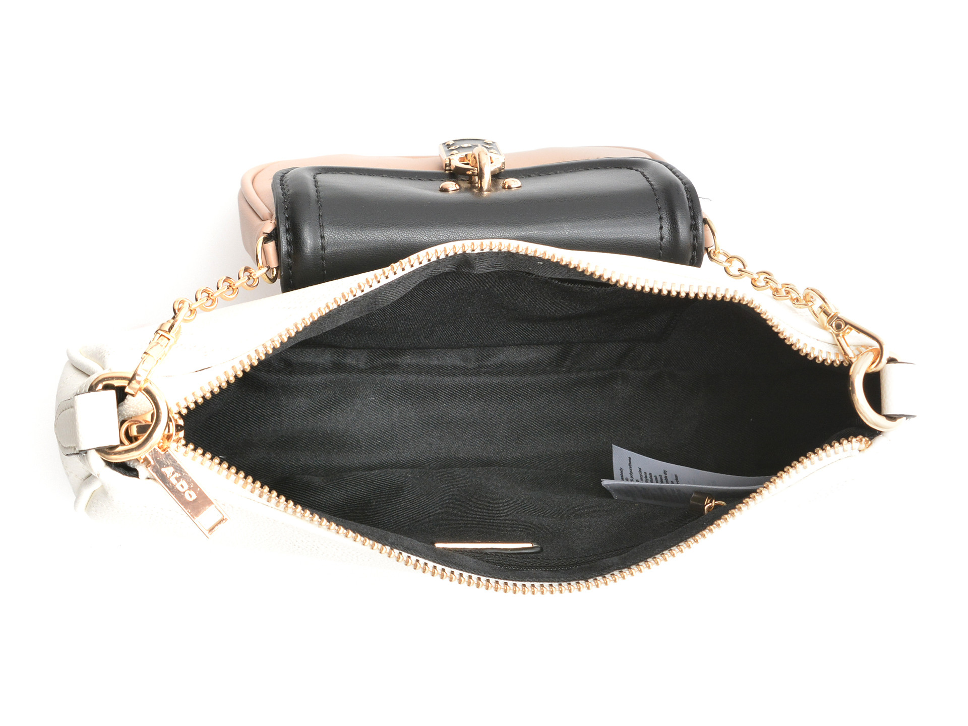 Geanta ALDO alba, AMIDA 168, din piele ecologica