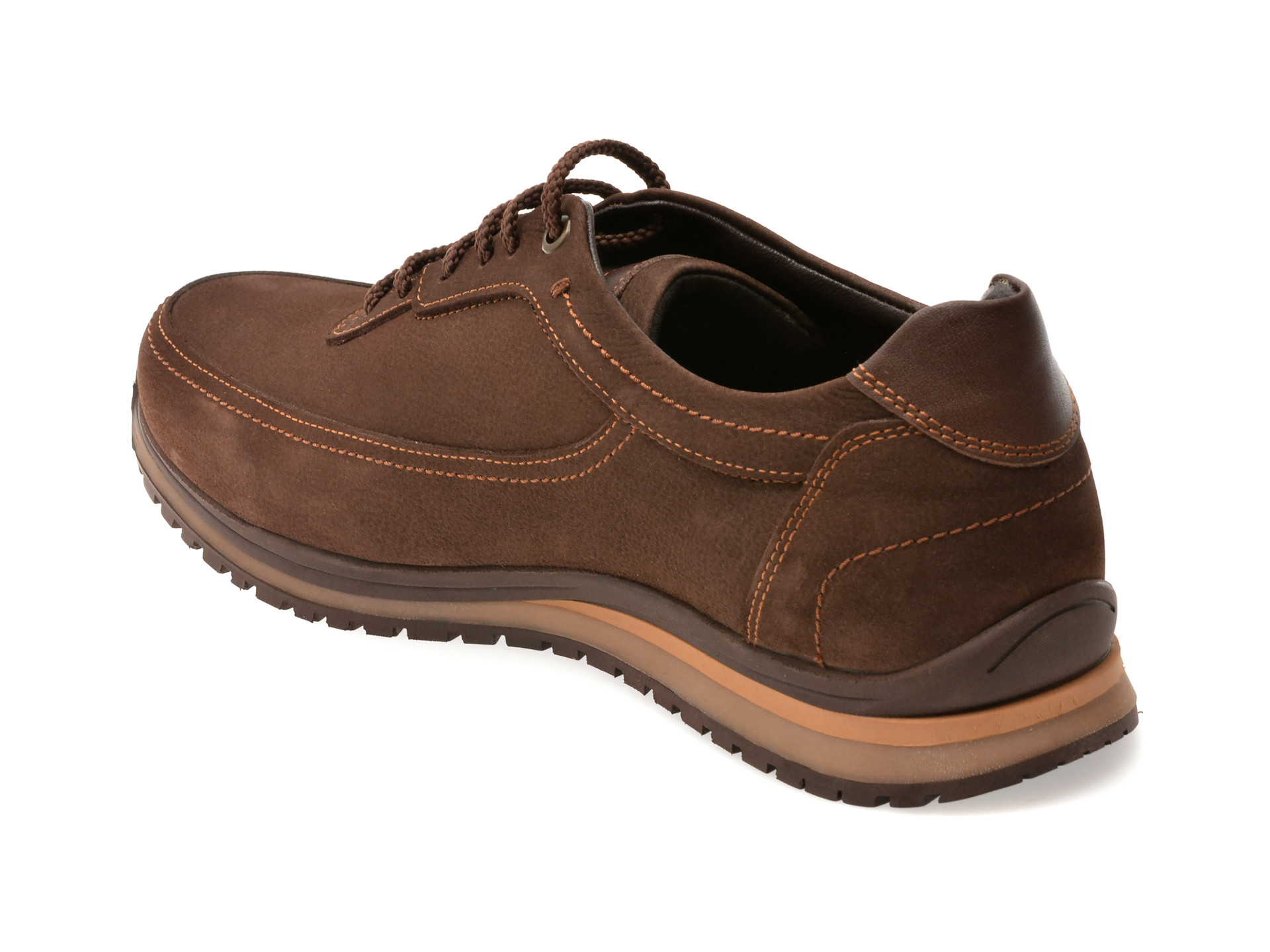 Pantofi sport OTTER maro, 4161, din nabuc