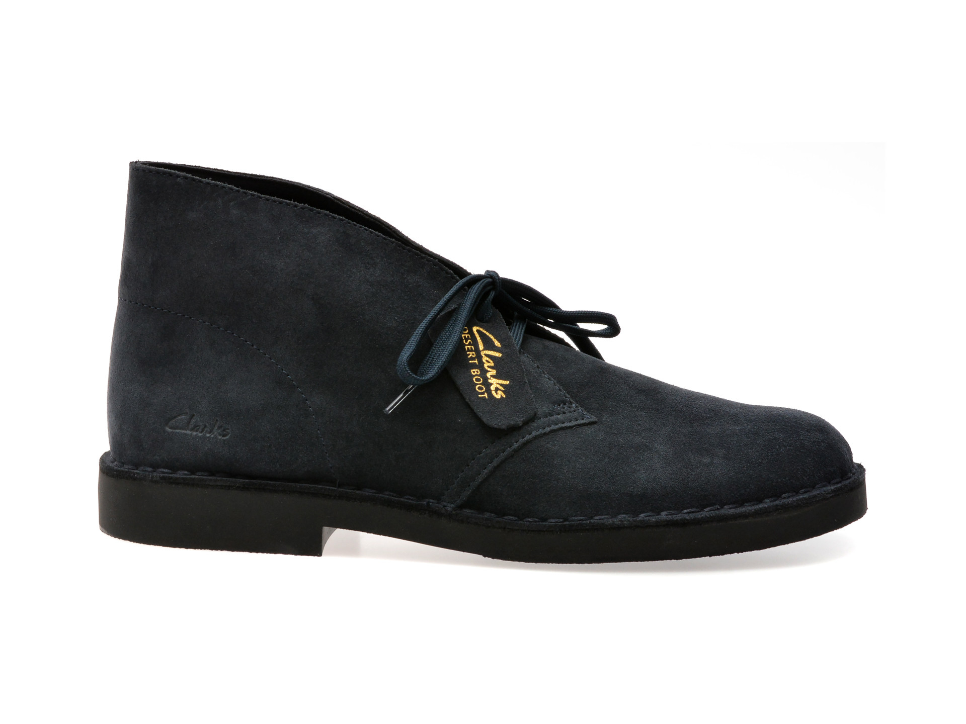 Ghete CLARKS bleumarin, DESERT BT EVO, din piele intoarsa