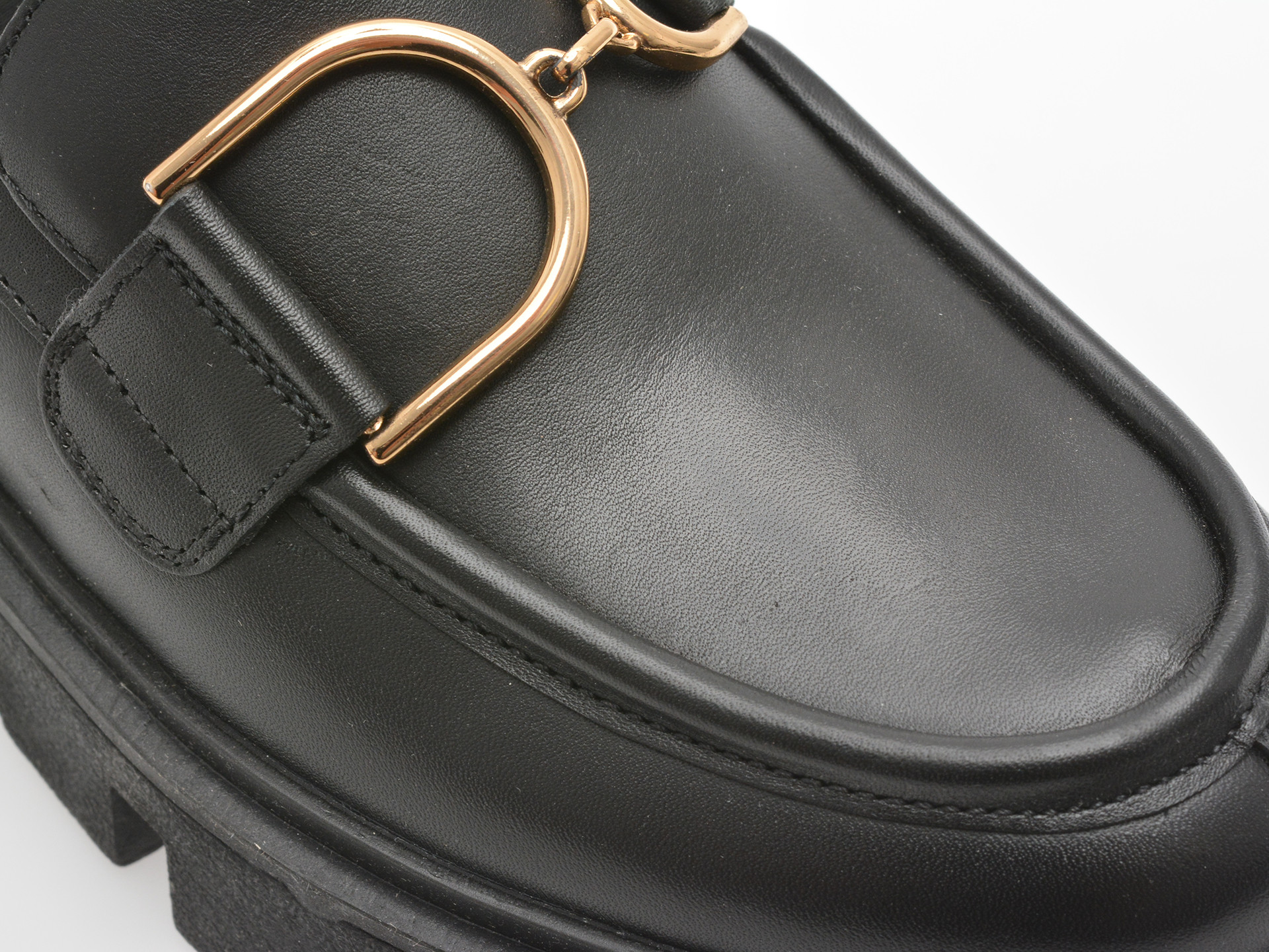 Mocasini GEOX negri, D46UAH, din piele naturala