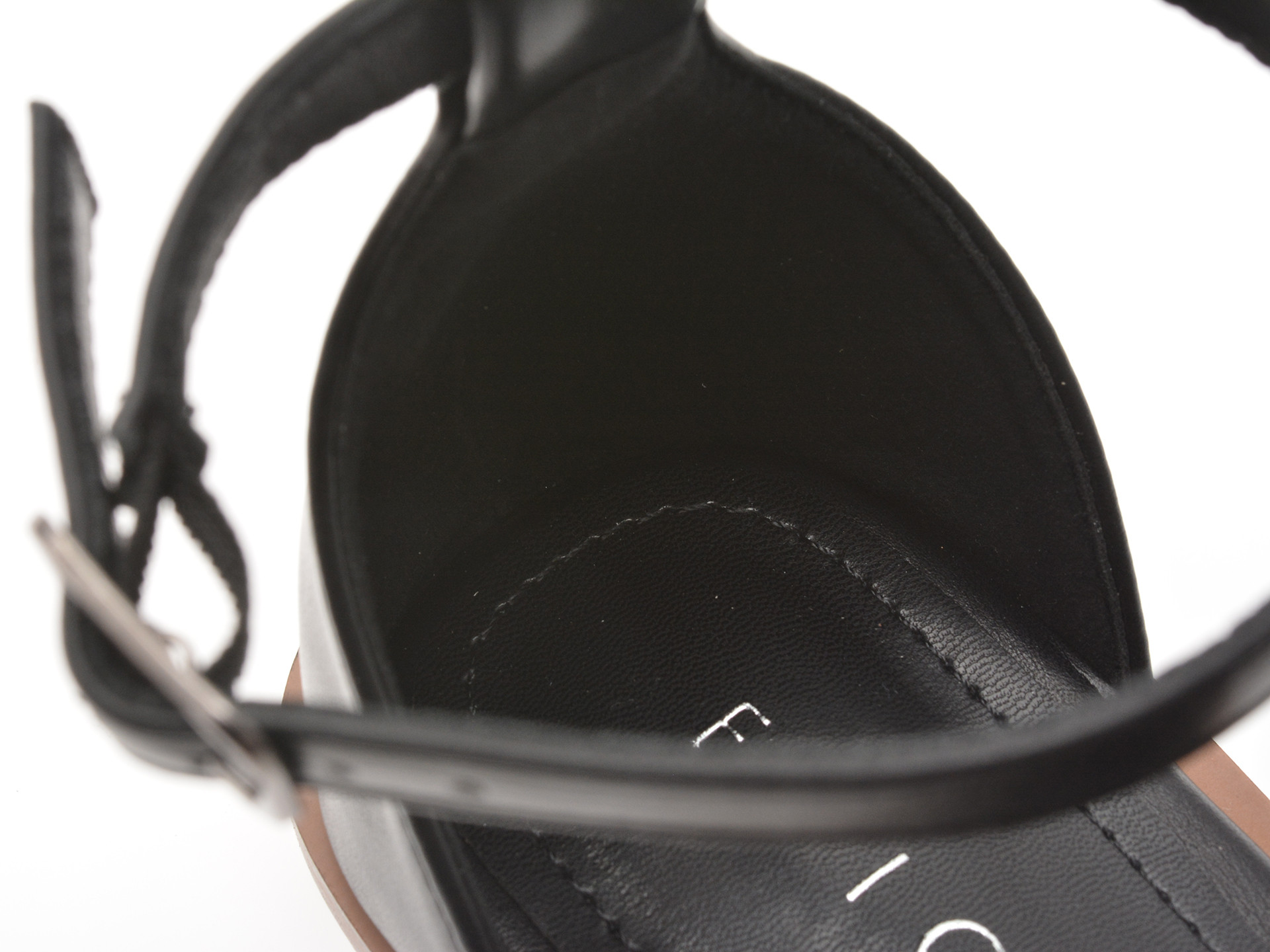 Sandale EPICA negre, 82988, din piele ecologica