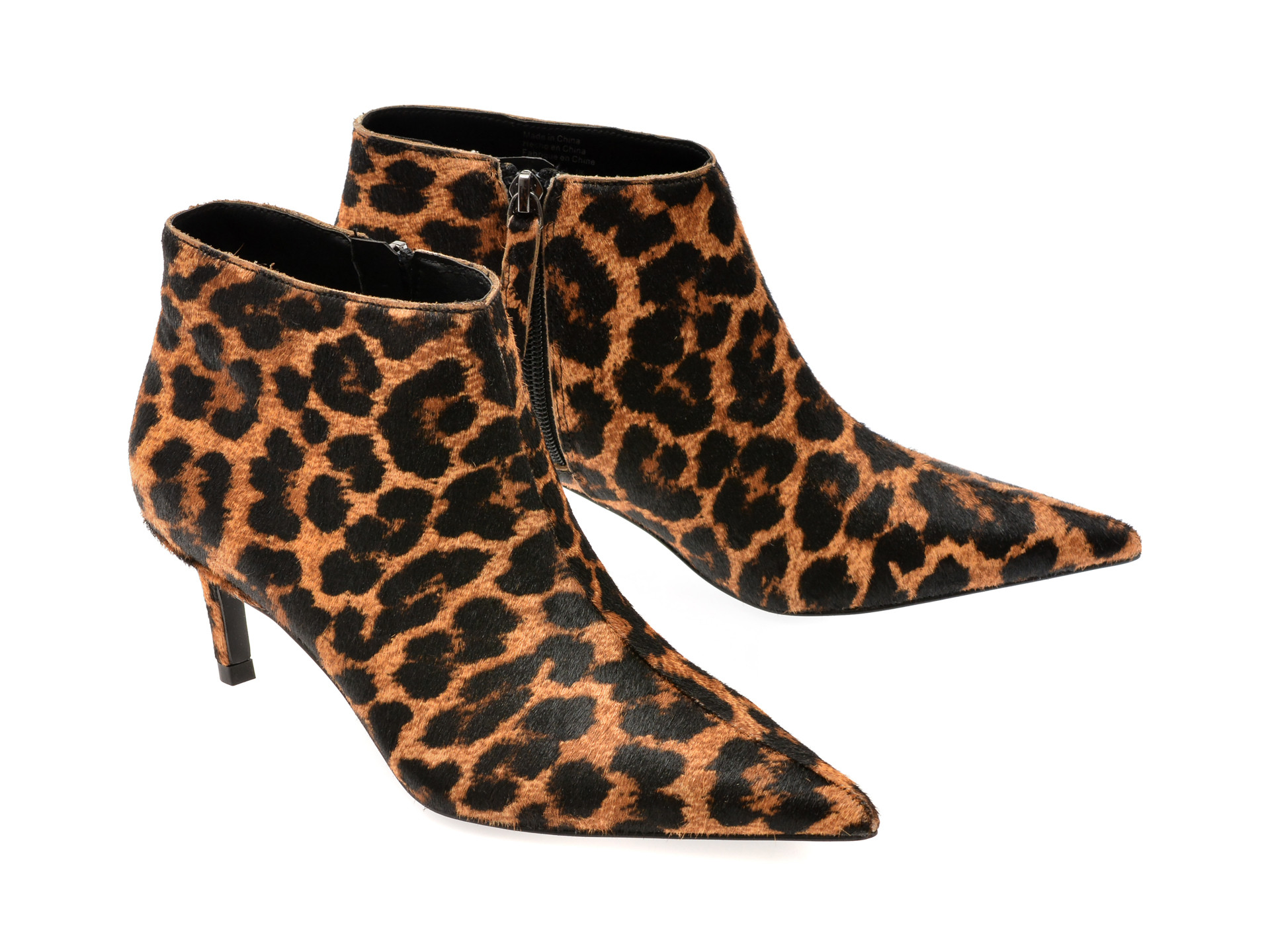 Botine elegante ALDO maro, KERALIN 967, din piele naturala