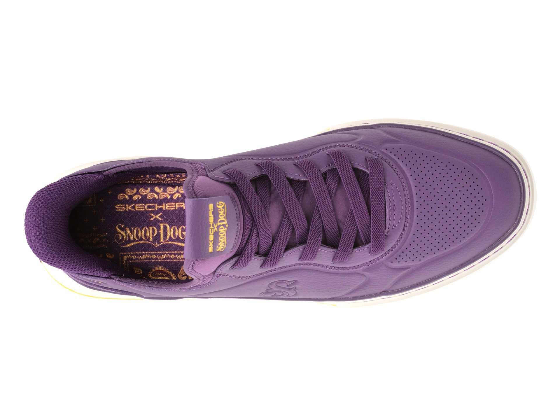 Pantofi sport SKECHERS mov, SNOOP ONE, din piele ecologica