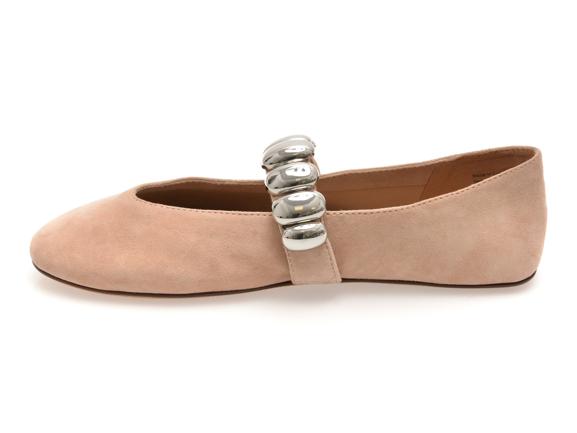 Balerini ALDO bej, FIGGIS 274, din piele intoarsa