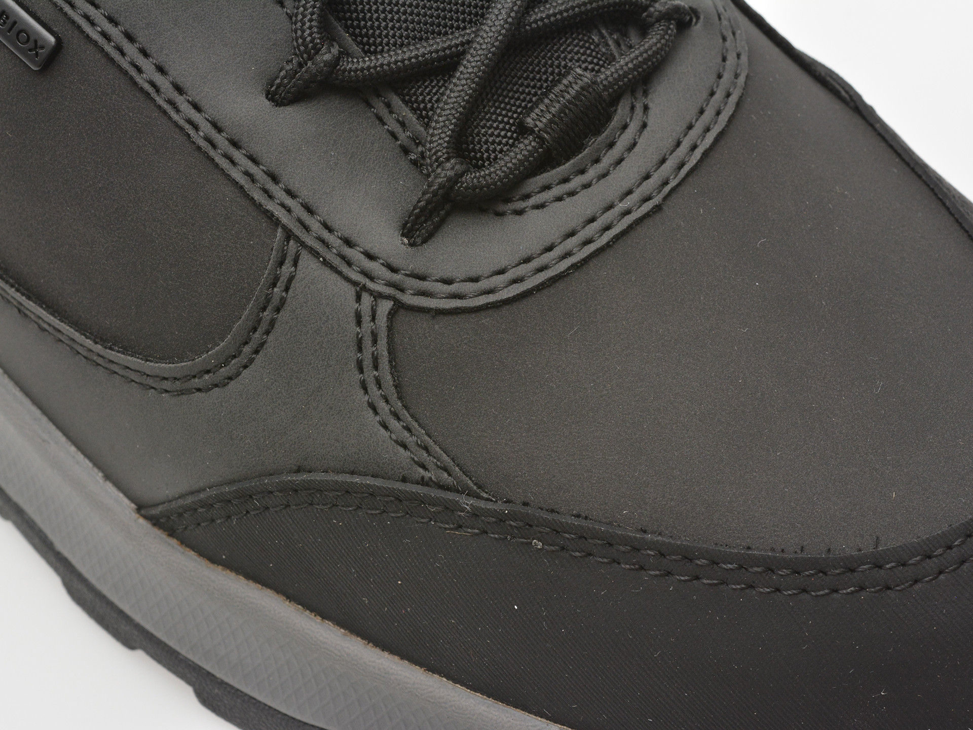 Pantofi sport GEOX negri, U55EZA, din piele ecologica