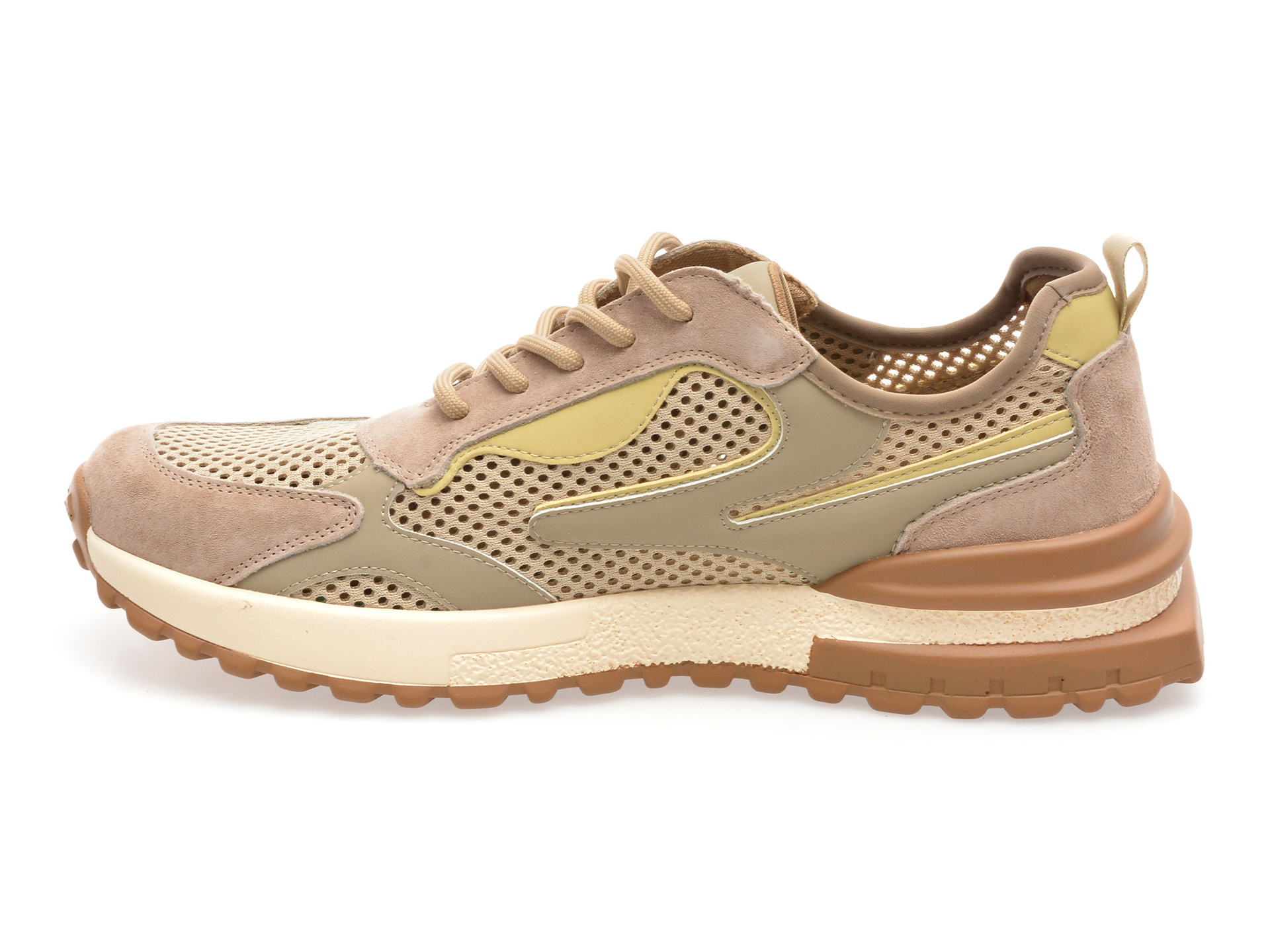 Pantofi sport GRYXX bej, 95386, din material textil