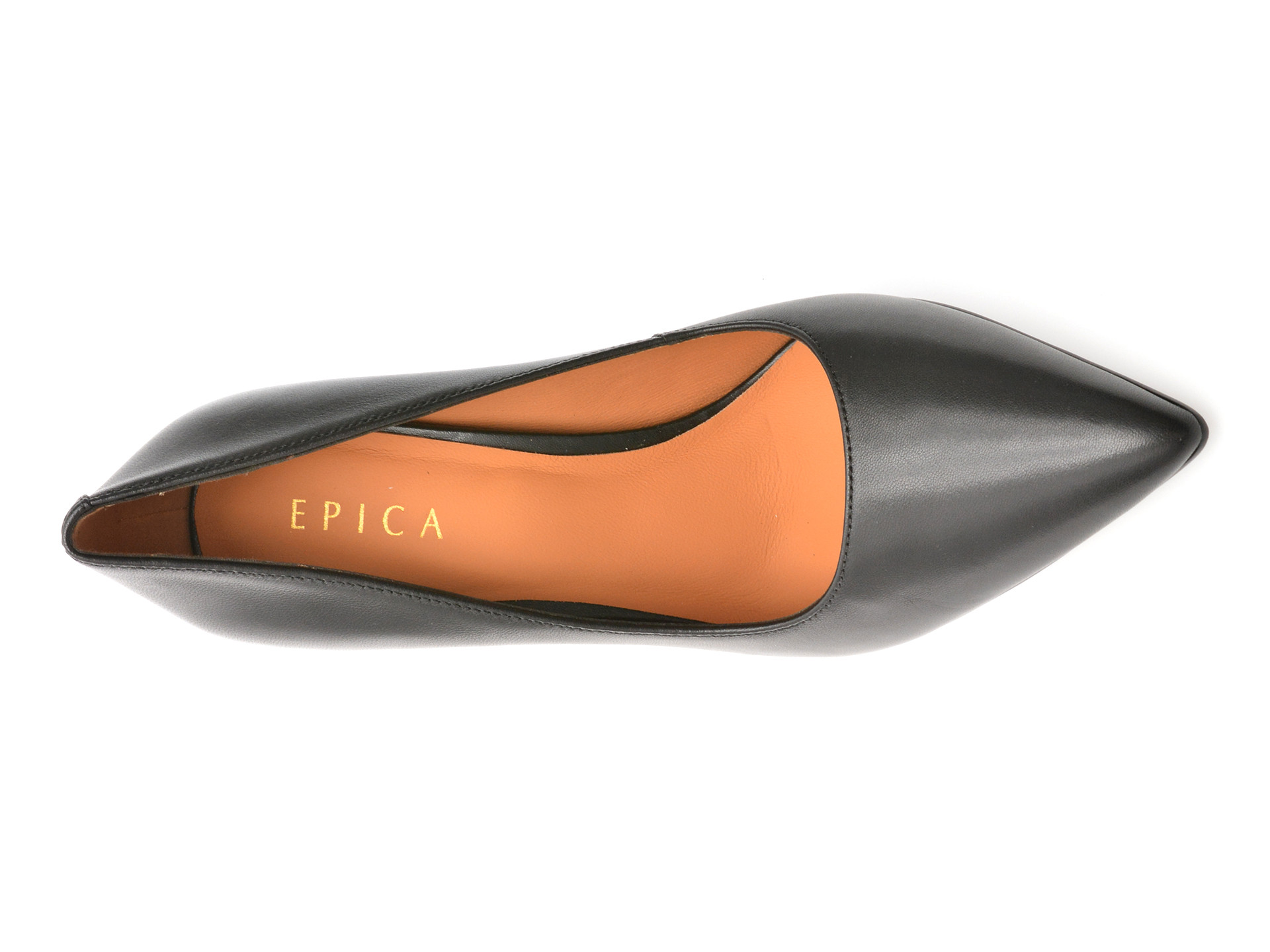 Pantofi eleganti EPICA negri, E19070, din piele naturala