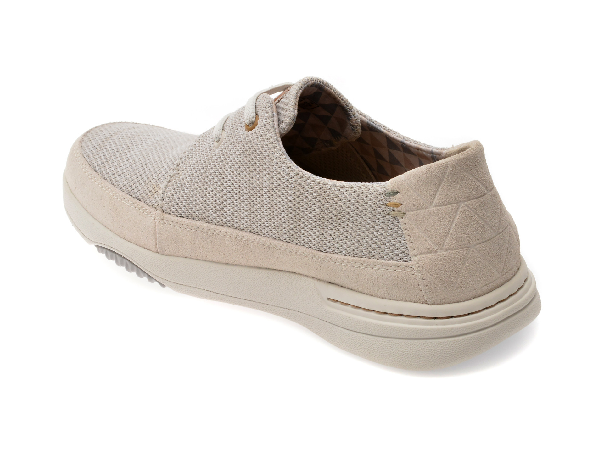 Pantofi sport CLARKS gri,  EASEWAY LACE, din material textil