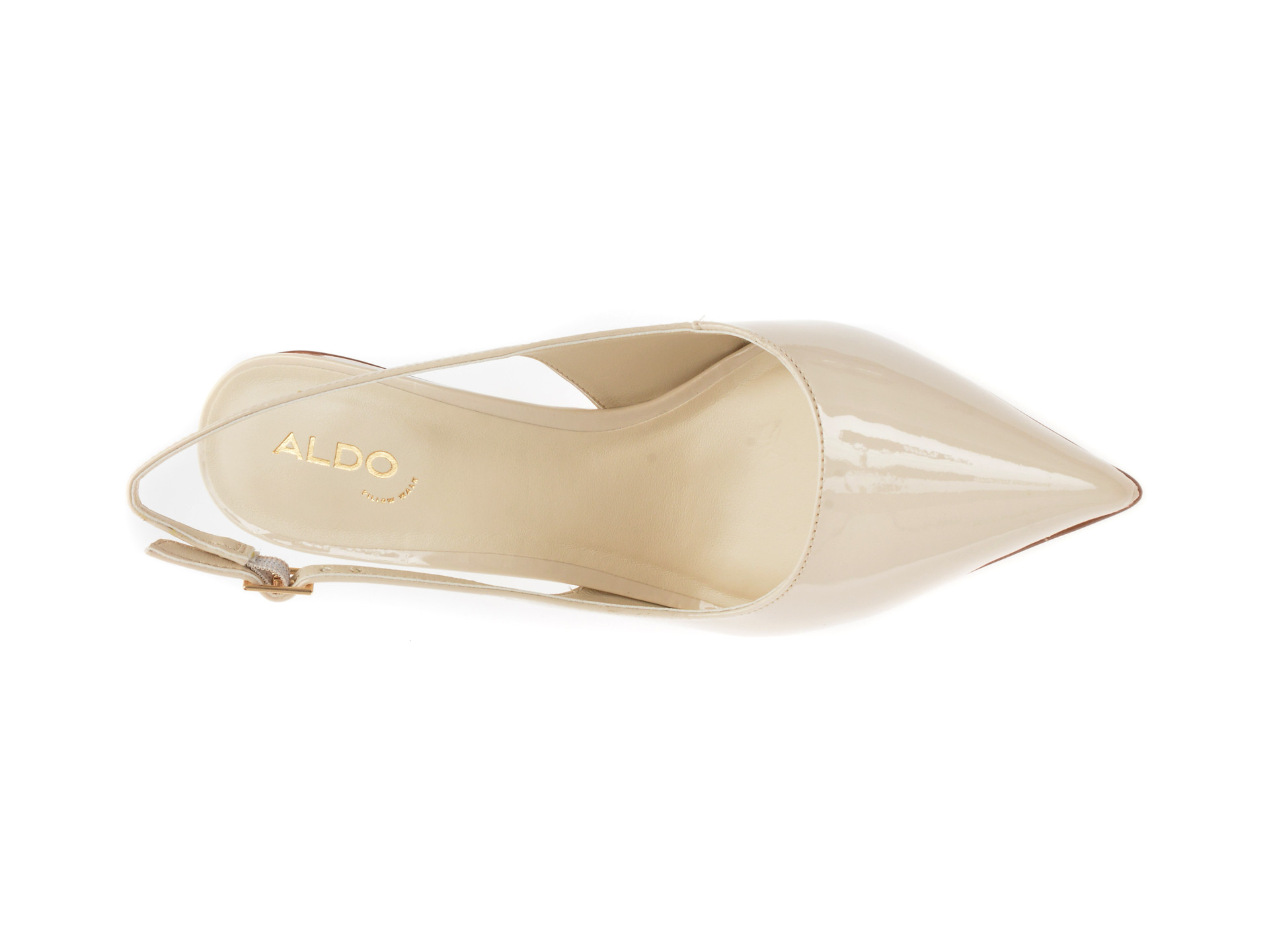 Pantofi eleganti ALDO bej, SERALINA 276, din piele ecologica lacuita