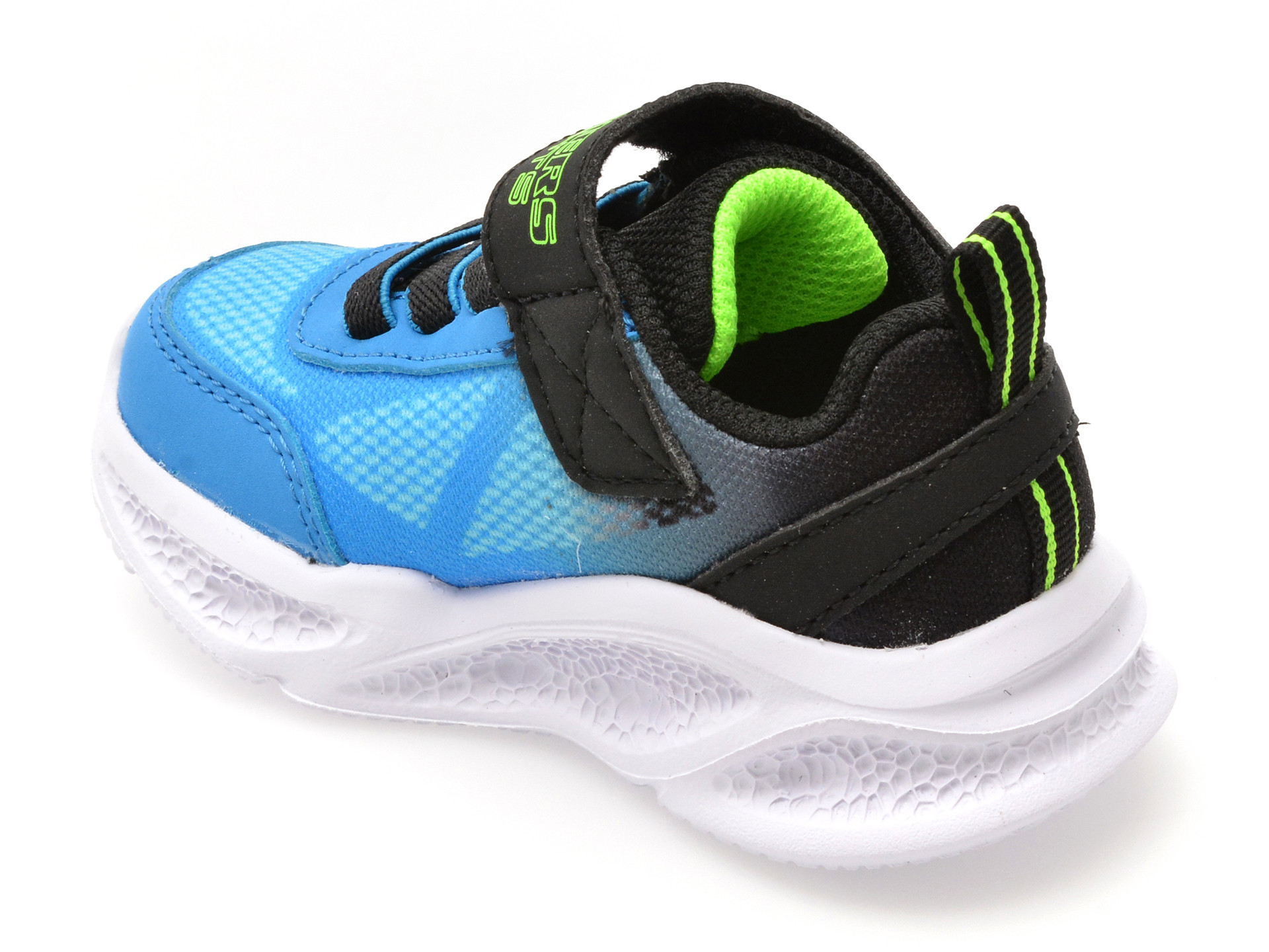 Pantofi sport SKECHERS albastri, METEOR-LIGHTS, din material textil