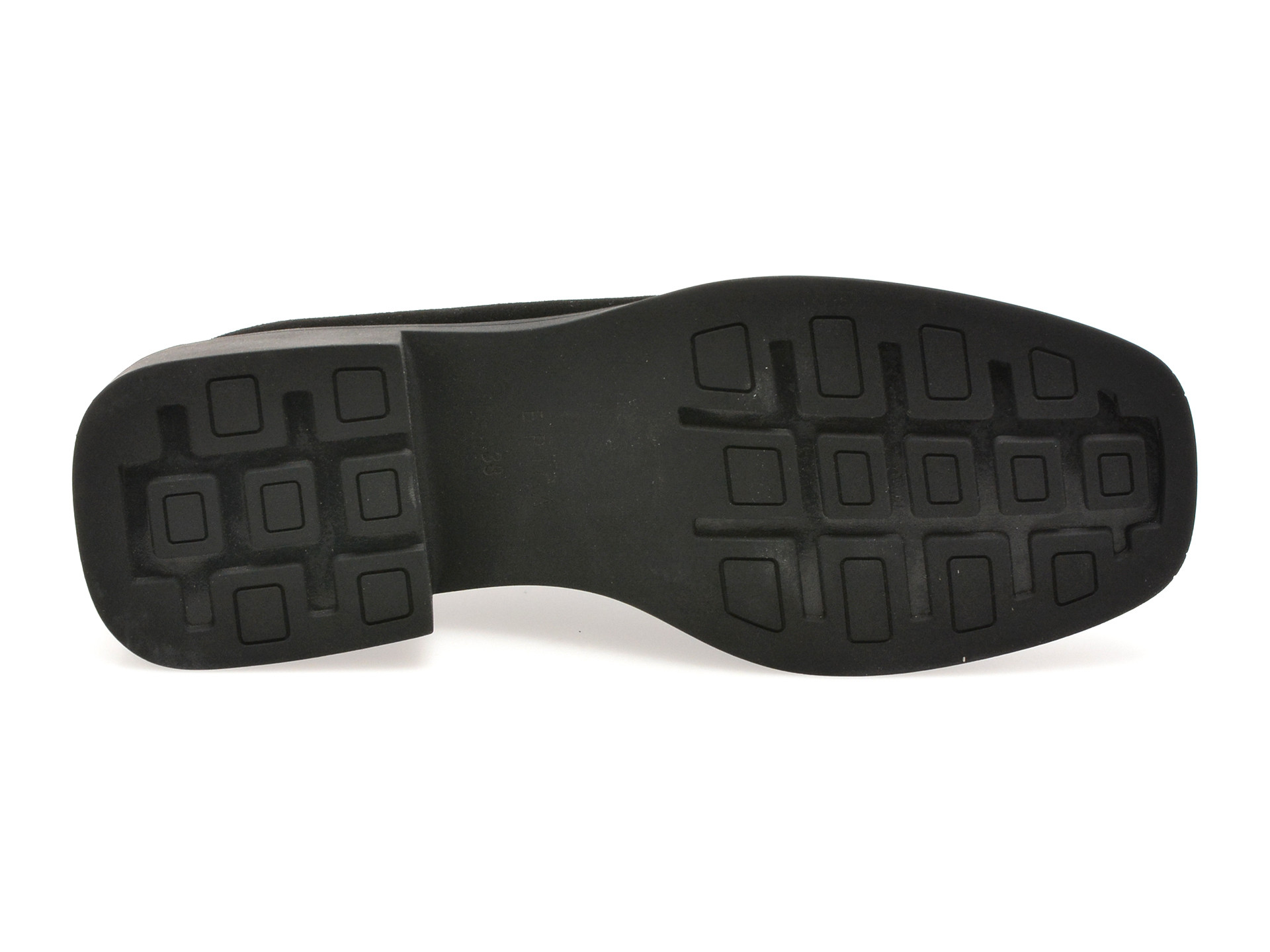Pantofi EPICA negri, LD1139, din piele intoarsa