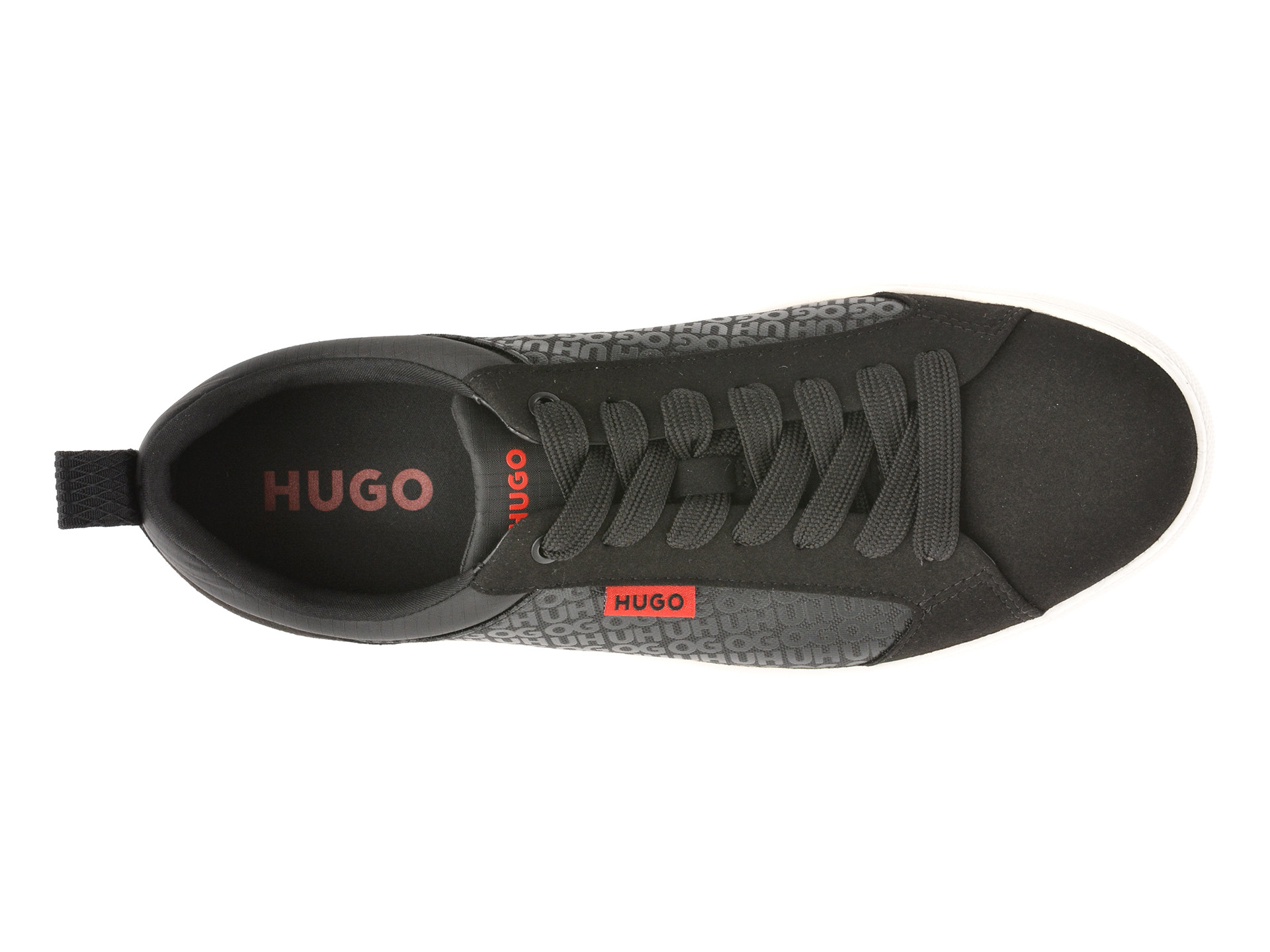Pantofi sport HUGO negri, 8516, din material textil