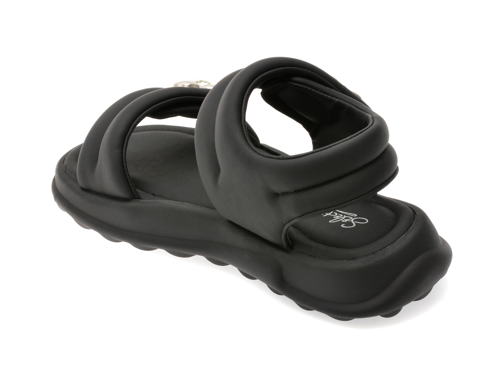 Sandale SELECTION KIDS negre, 6015, din piele ecologica