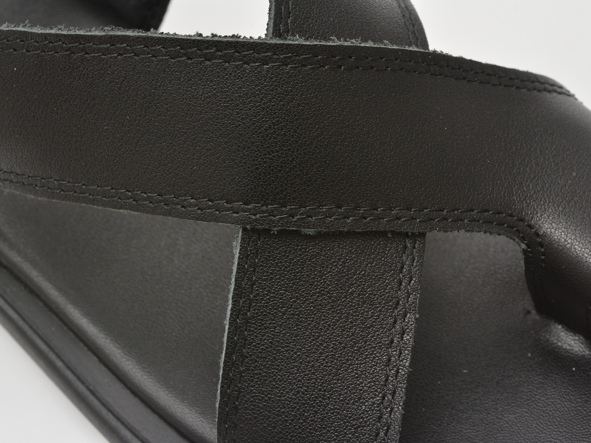 Sandale EPICA negre, V951D51, din piele naturala