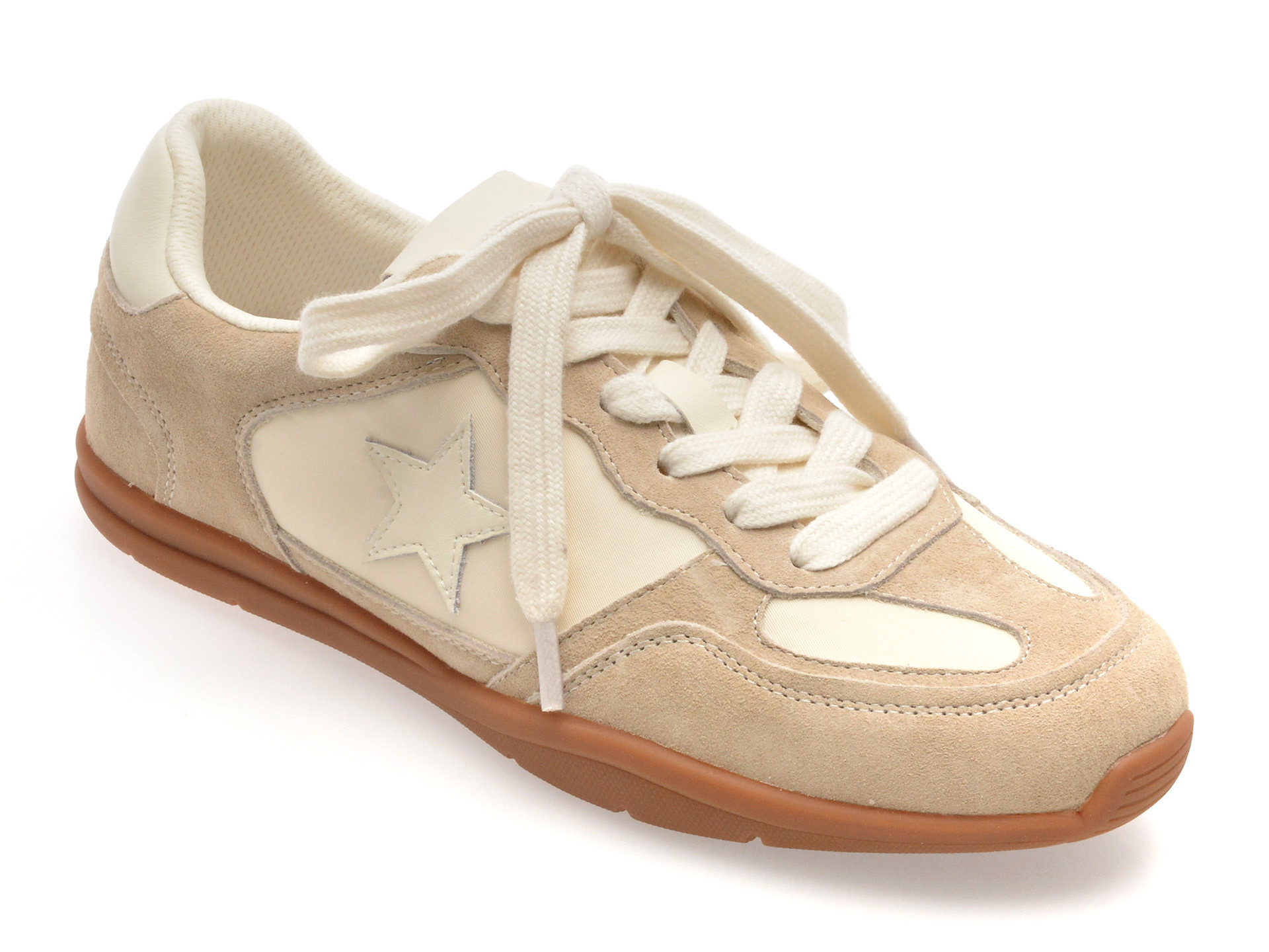 Pantofi sport EPICA bej, 25170, din material textil