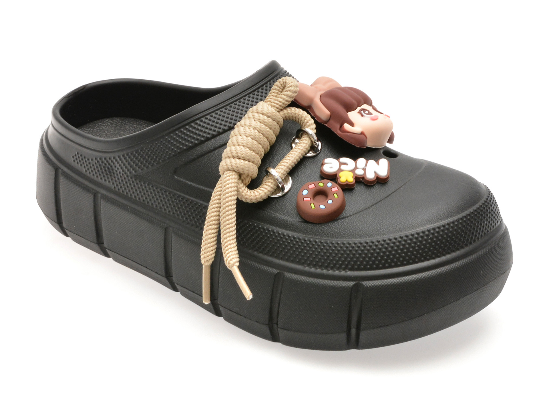 Papuci GRYXX negri, 2025, din pvc