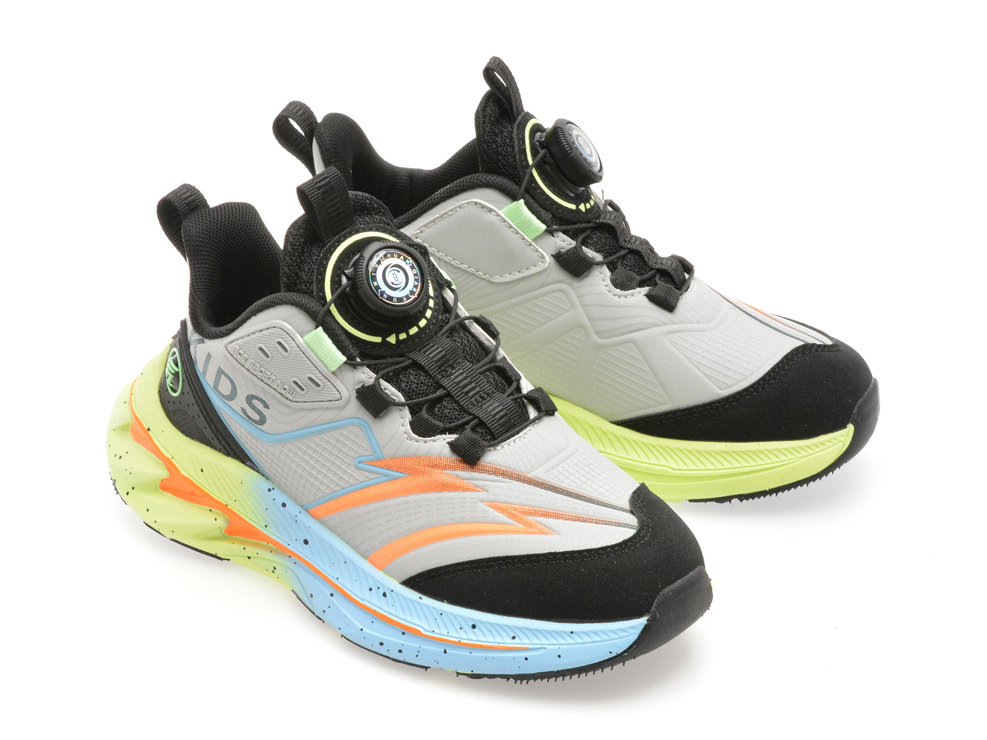 Pantofi sport SELECTION KIDS gri, 1004, din piele ecologica