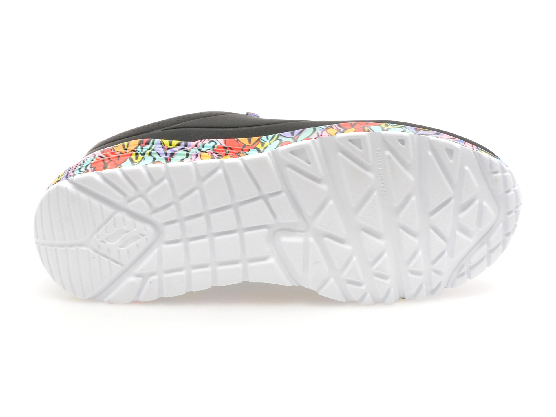 Pantofi sport SKECHERS negri, UNO LITE, din piele ecologica