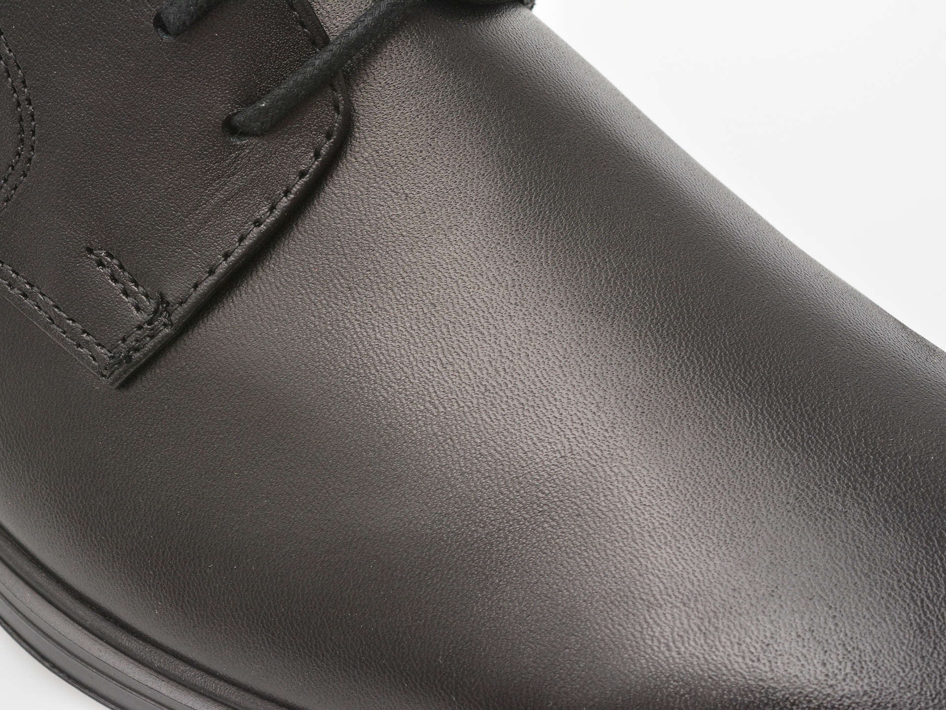 Pantofi OTTER negri, E300, din piele naturala