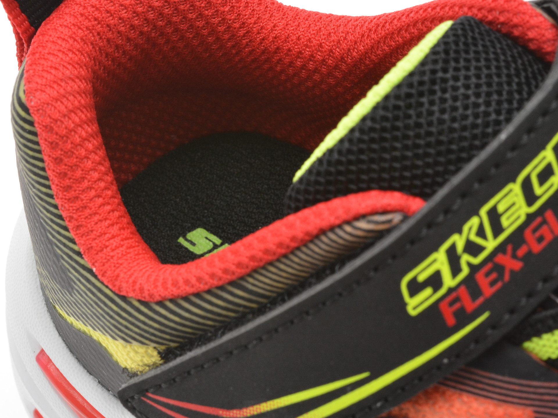 Pantofi sport SKECHERS negri, FLEX-GLOW ULTRA, din material textil