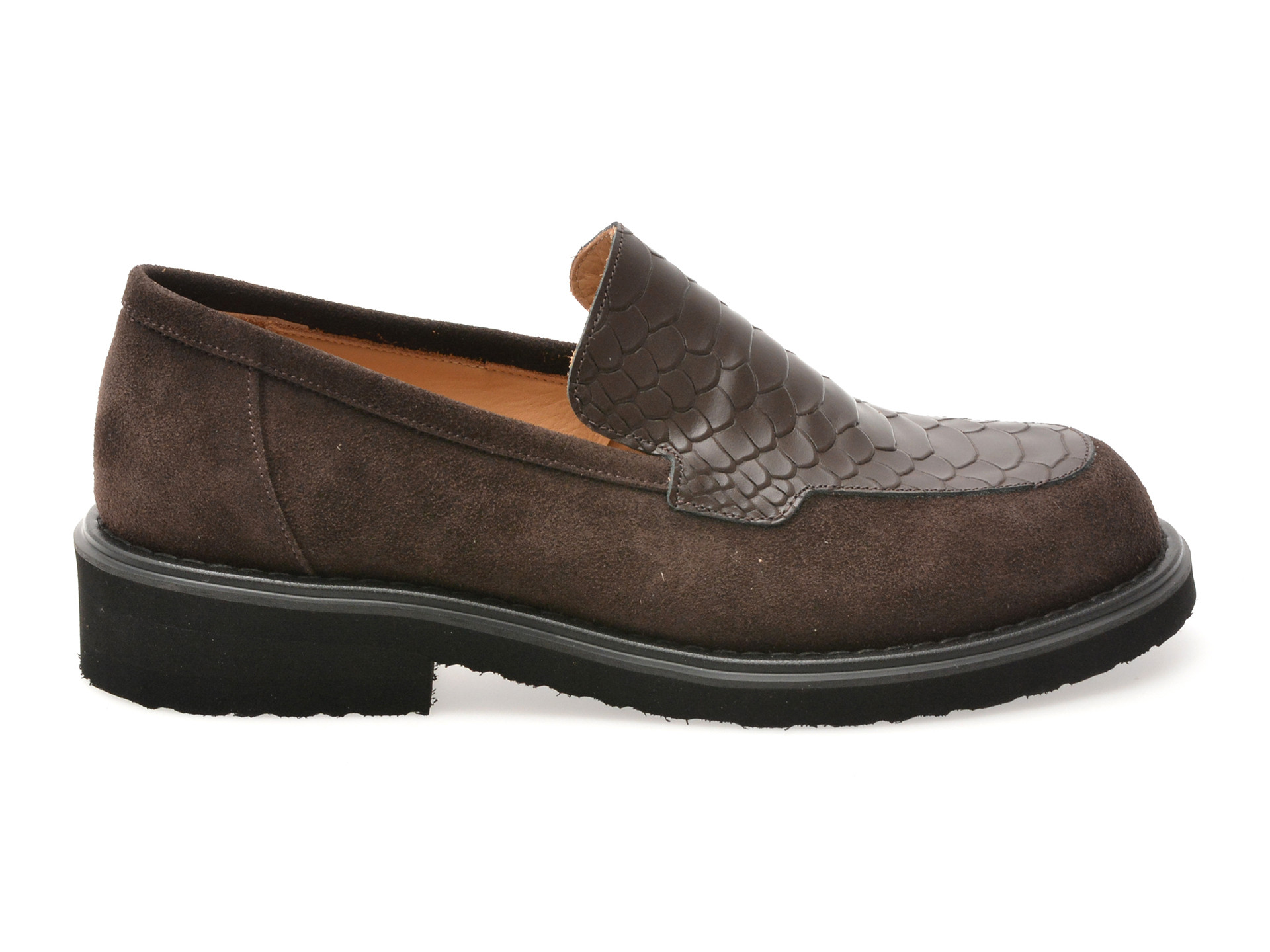 Mocasini EPICA maro, 3154368, din piele intoarsa